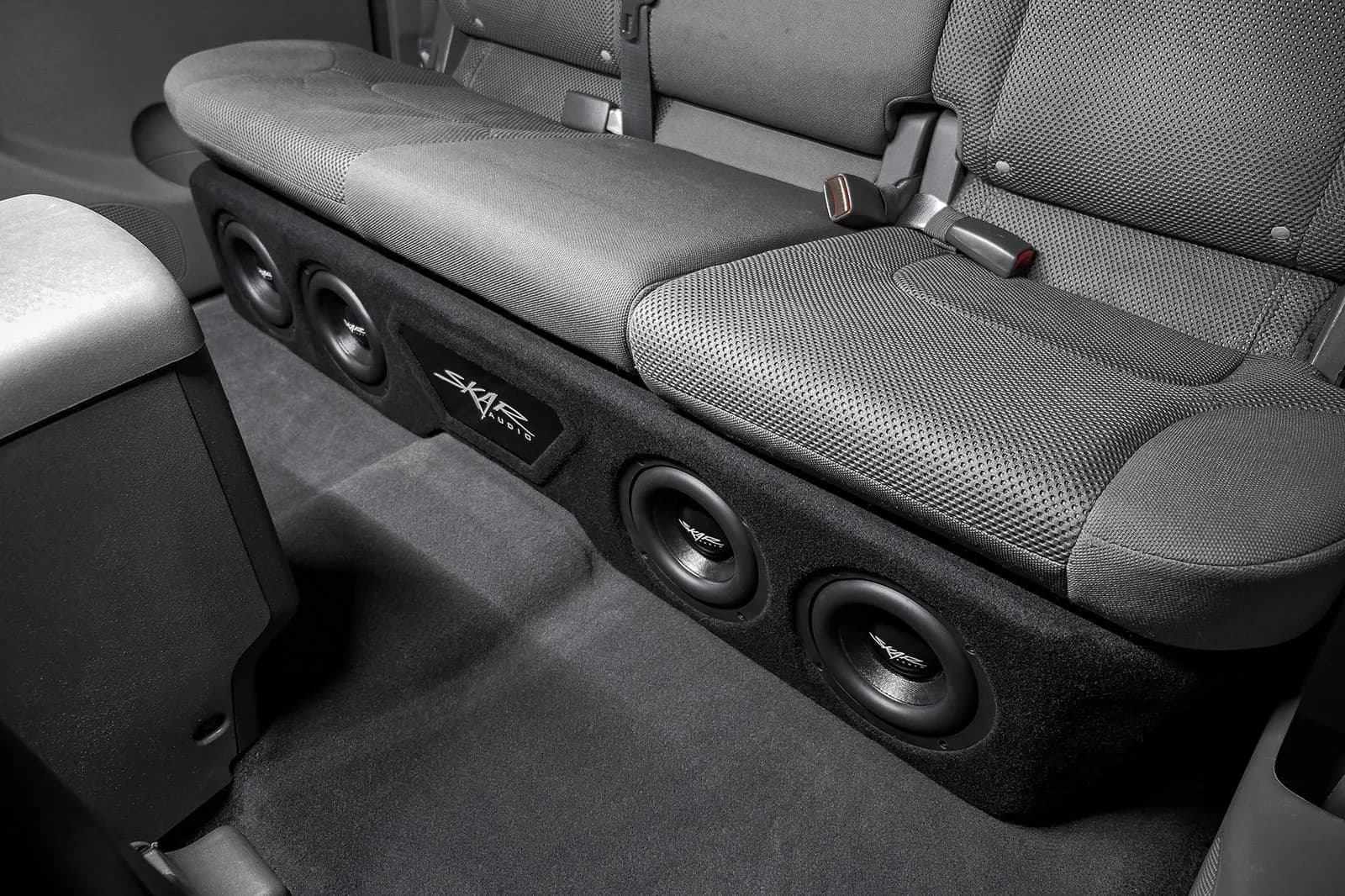 Featured Product Photo 9 for Quad 6.5" 1,600W Max Power Loaded Subwoofer Enclosure Compatible with 2005-2021 Nissan Frontier Crew Cab Trucks