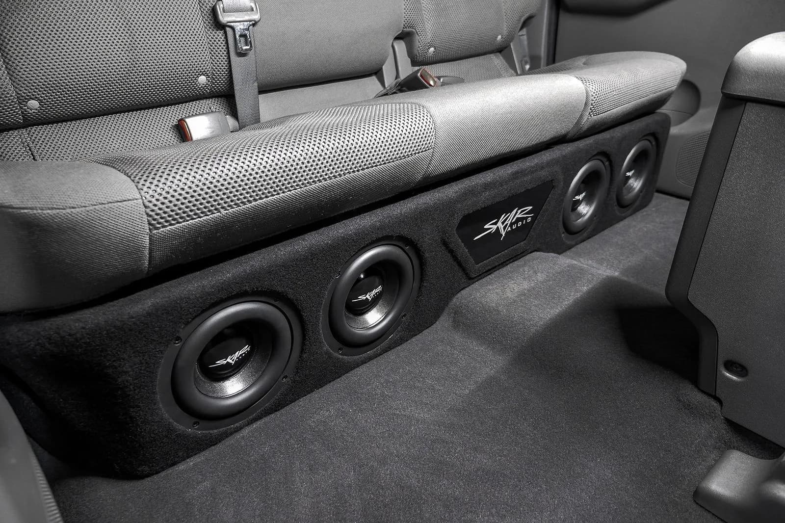 Featured Product Photo 11 for Quad 6.5" 1,600W Max Power Loaded Subwoofer Enclosure Compatible with 2005-2021 Nissan Frontier Crew Cab Trucks