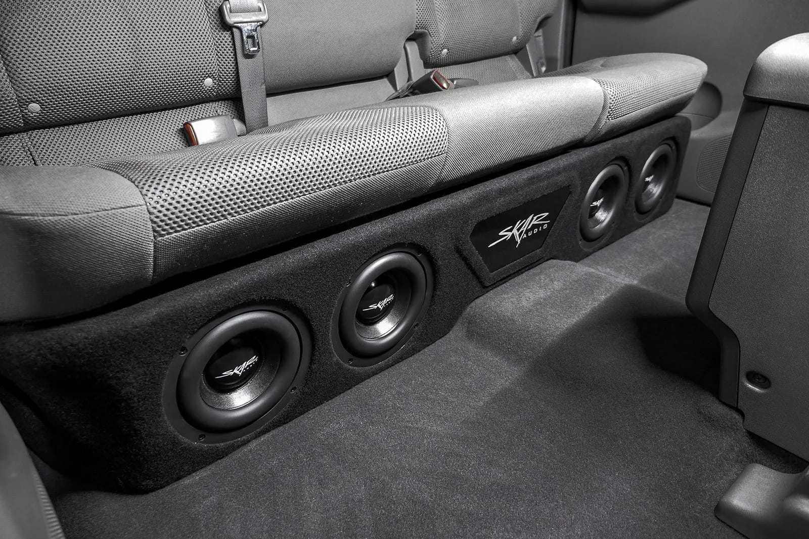 Quad 6.5" 1,600W Max Power Loaded Subwoofer Enclosure Compatible with 2005-2021 Nissan Frontier Crew Cab Trucks #12