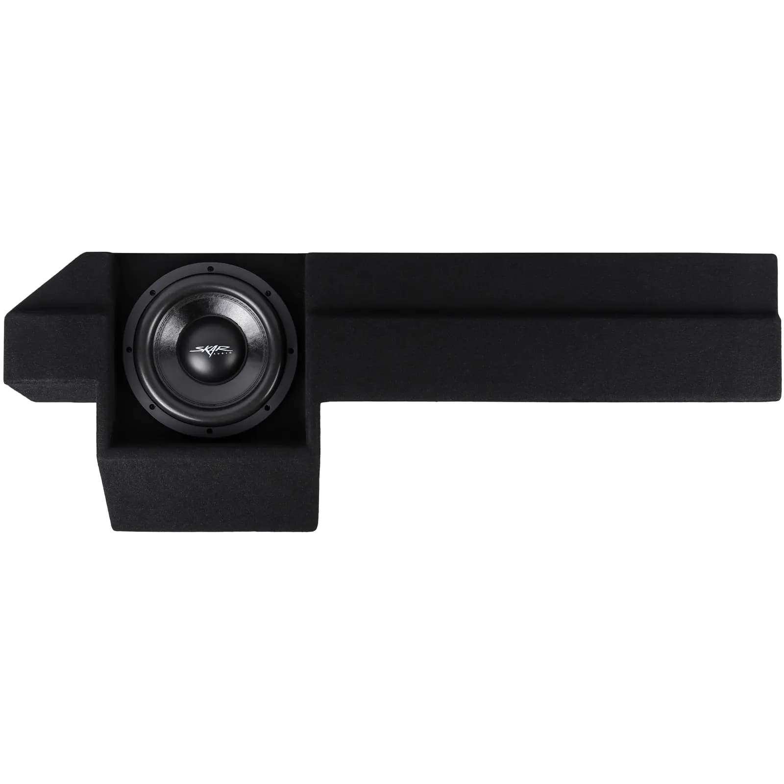 Featured Product Photo 1 for Single 10" 800W Max Power Loaded Subwoofer Enclosure Compatible with 2019-2024 Ram 1500 (5th Gen) Crew Cab Trucks