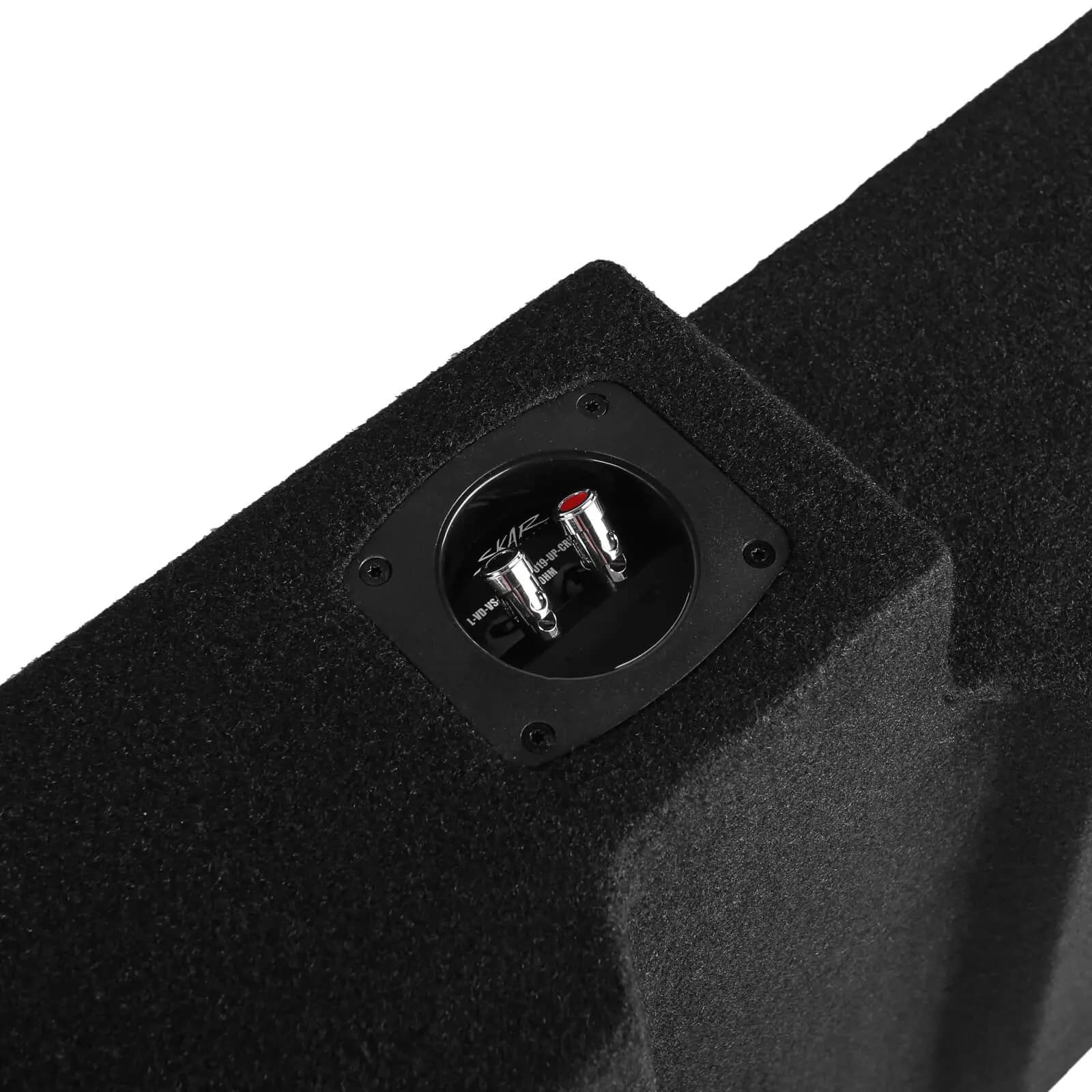 Featured Product Photo 5 for Dual 10" 1,600W Max Power Loaded Subwoofer Enclosure Compatible with 2019-2025 Chevrolet Silverado/GMC Sierra Crew Cab Trucks