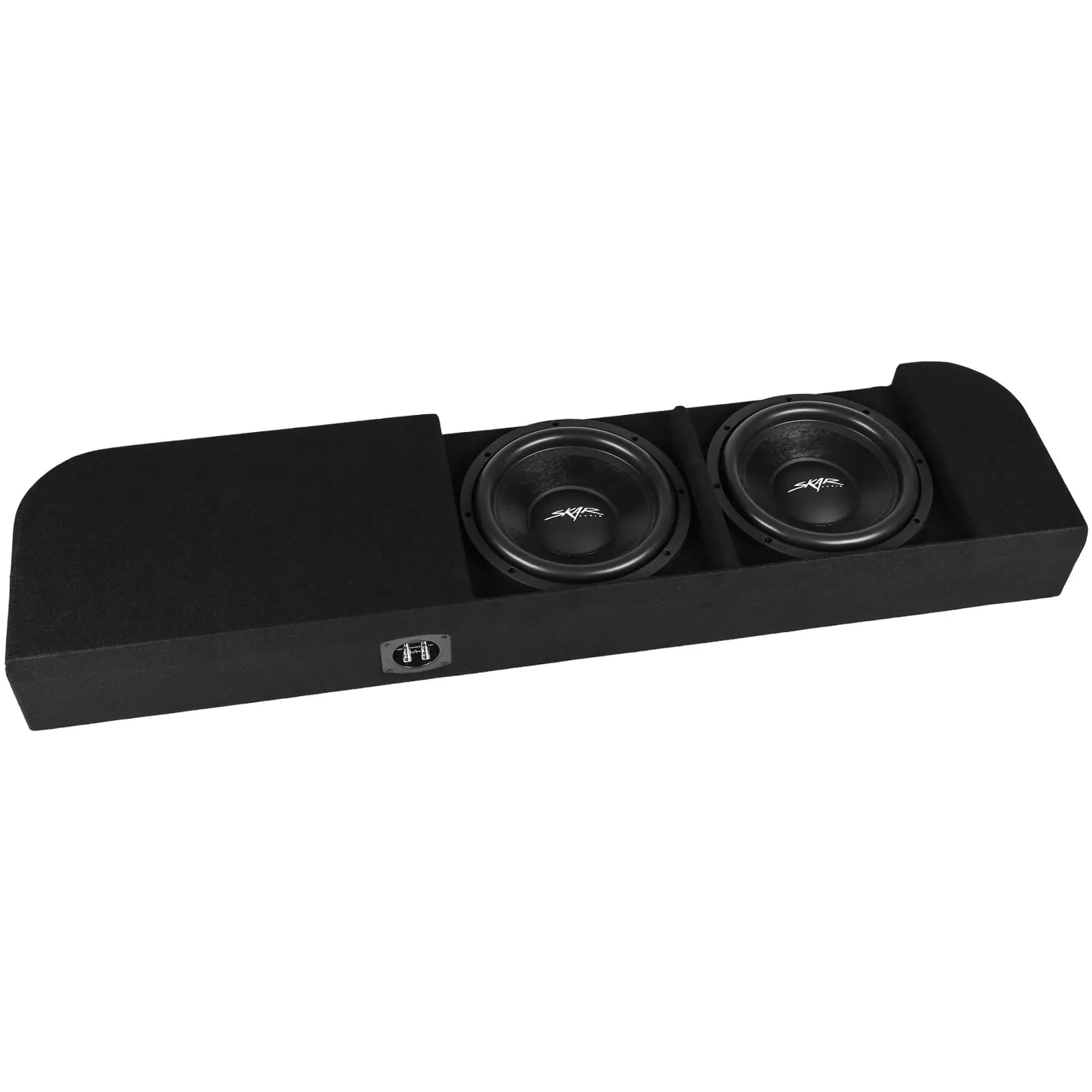 Dual 12" 1,600W Max Power Loaded Ported Subwoofer Enclosure Compatible with 2015-2025 Ford F-150 Super Crew Cab Trucks #1