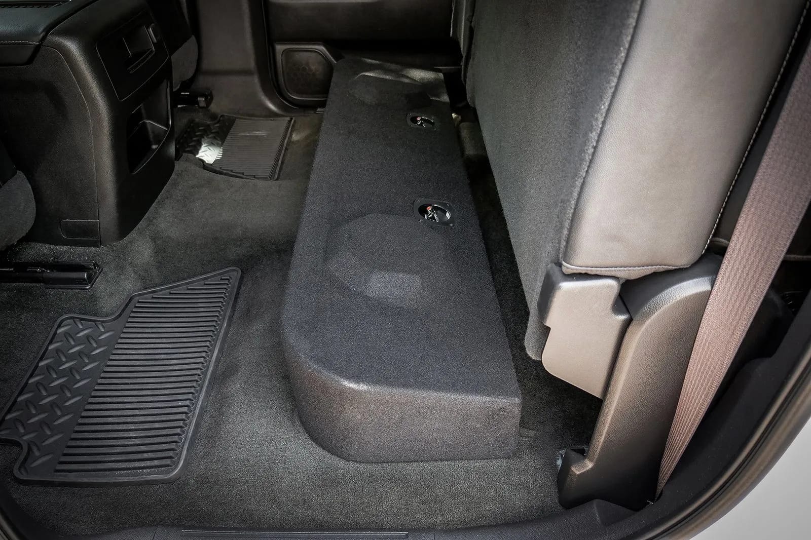 Dual 12" 1,600W Max Power Loaded Subwoofer Enclosure Compatible with 2014-2018 Chevy Silverado & GMC Sierra Crew Cab Trucks #12