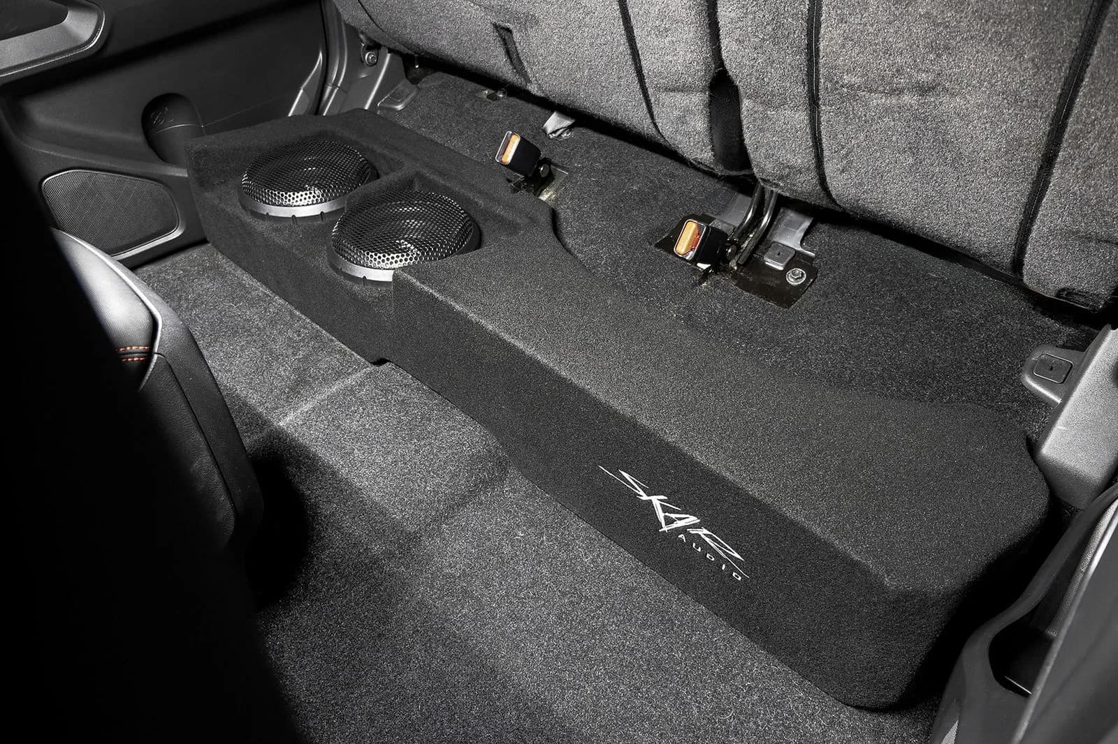 Featured Product Photo 12 for Dual 8" 1,200W Max Power Loaded Subwoofer Enclosure Compatible with 2022-2025 Nissan Frontier Crew Cab Trucks