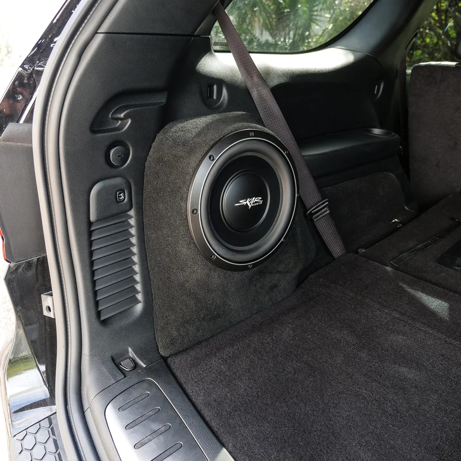 Single 10" 1,000W Max Power Loaded Subwoofer Enclosure Compatible with 2011-2025 Dodge Durango Vehicles #8