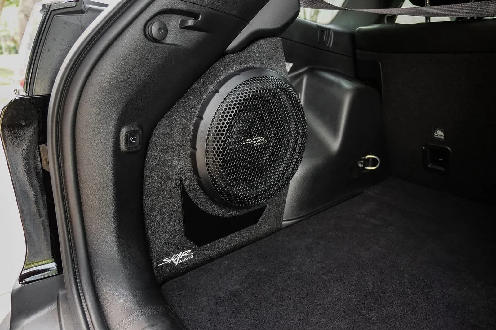 Featured Product Photo 7 for Single 10" 1,000W Max Power Loaded Subwoofer Enclosure Compatible with 2014-2023 Jeep Cherokee Vehicles