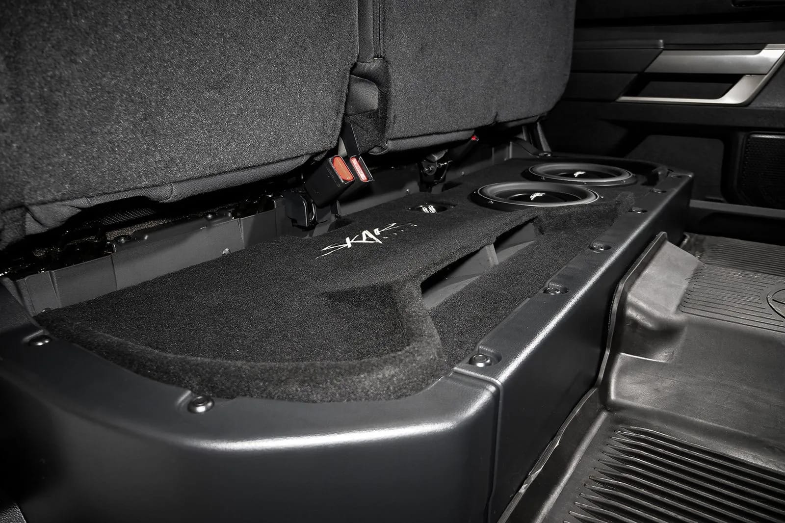 Dual 10" 2,000W Max Power Loaded Ported Subwoofer Enclosure Compatible with 2022-2025 Toyota Tundra CrewMax Cab Trucks #13