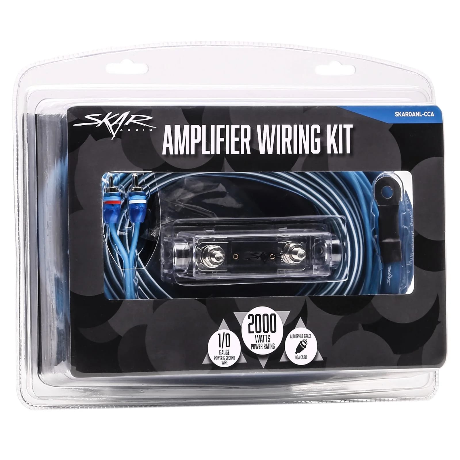 SKAR0ANL-CCA | 1/0 Gauge - 2,000 Watt CCA Amplifier Wiring Kit #3
