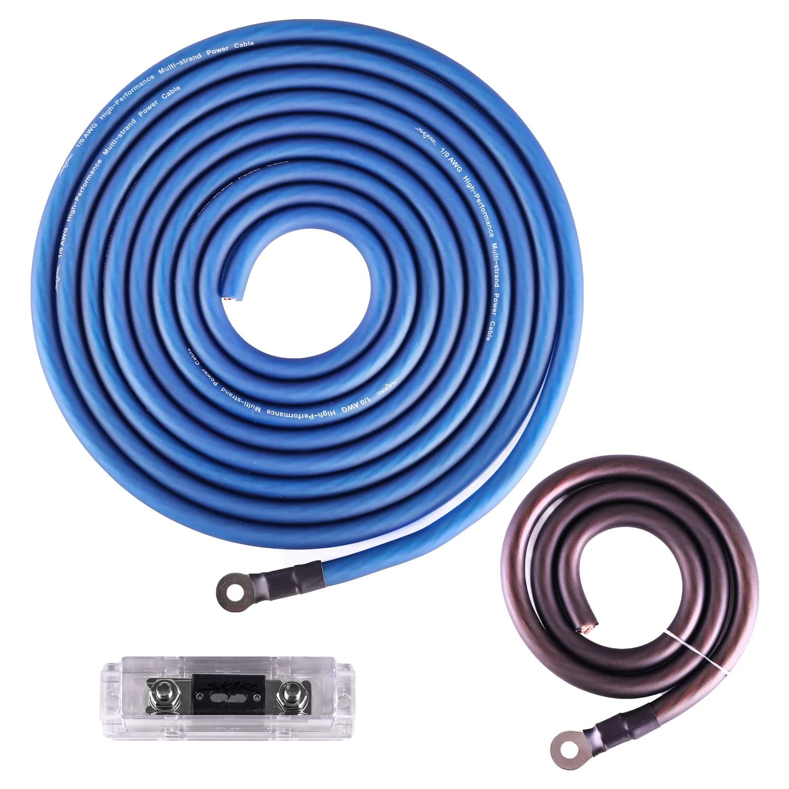 Featured Product Photo 3 for SKAR0ANL-CCA | 1/0 Gauge - 2,000 Watt CCA Amplifier Wiring Kit