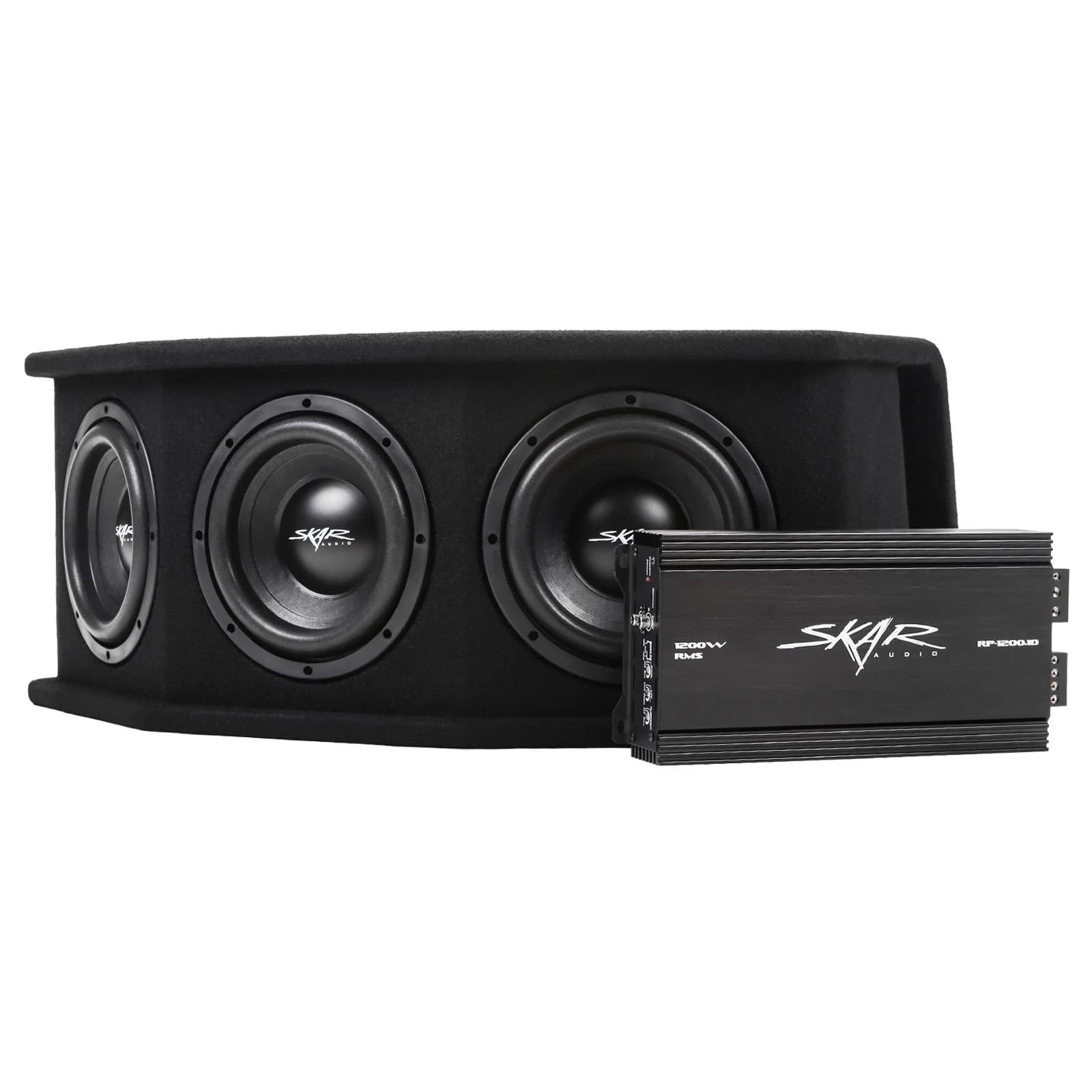Triple 8" 2,100 Watt SDR Series Complete Subwoofer Package with Vented Enclosure and Amplifier #2