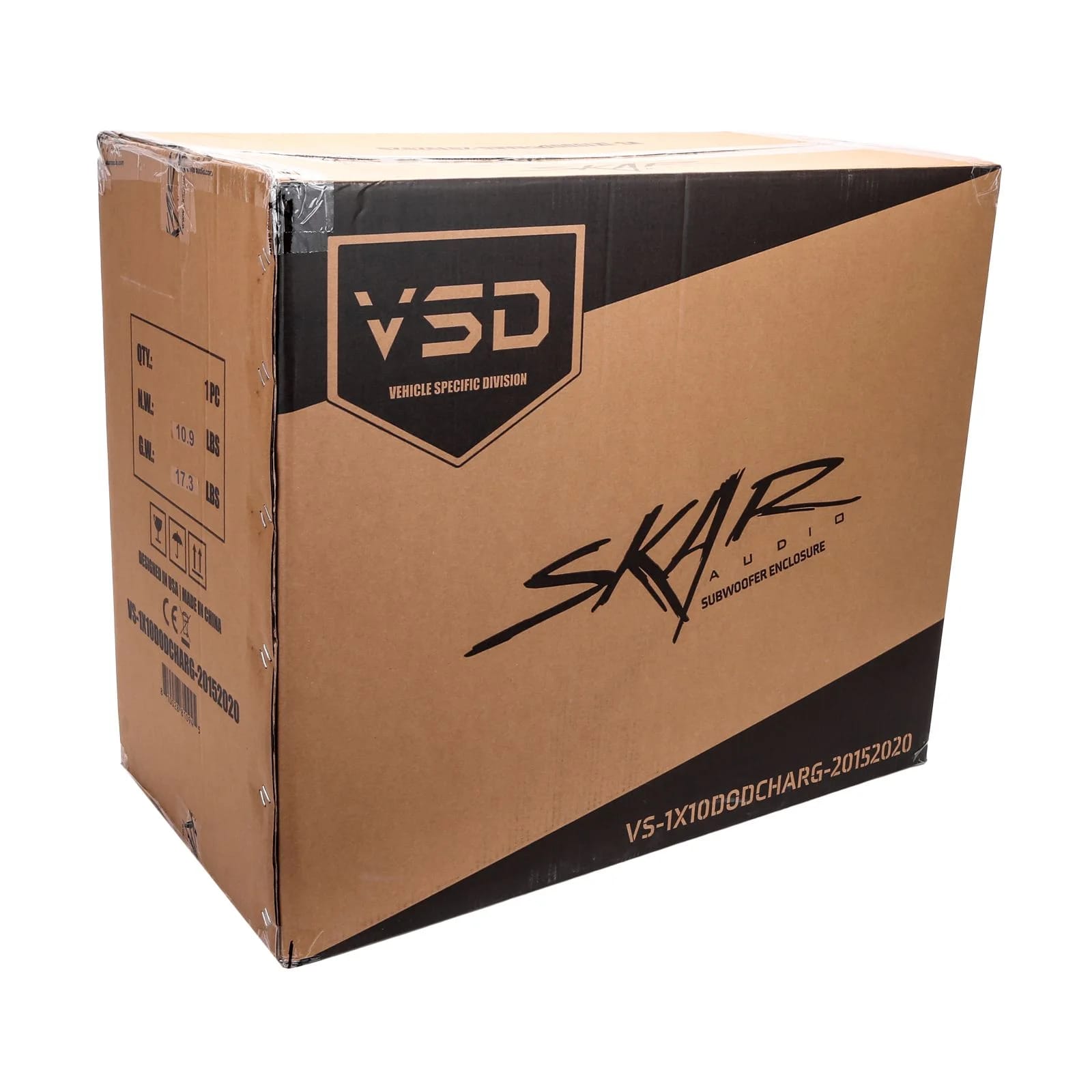 2015-2020 Dodge Charger Compatible Single 10" Subwoofer Enclosure #8