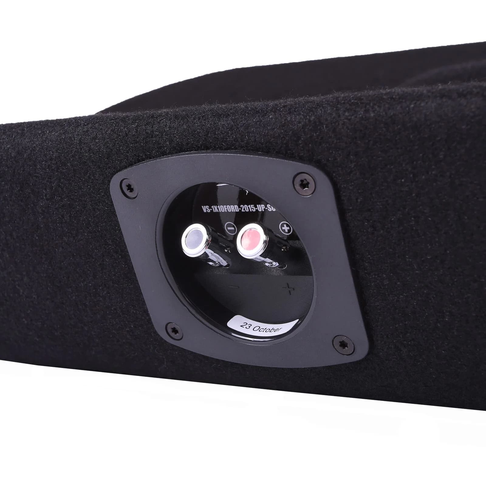 Featured Product Photo 5 for 2015-2026 Ford F-150 Super Cab Compatible Single 10" Ported Subwoofer Enclosure