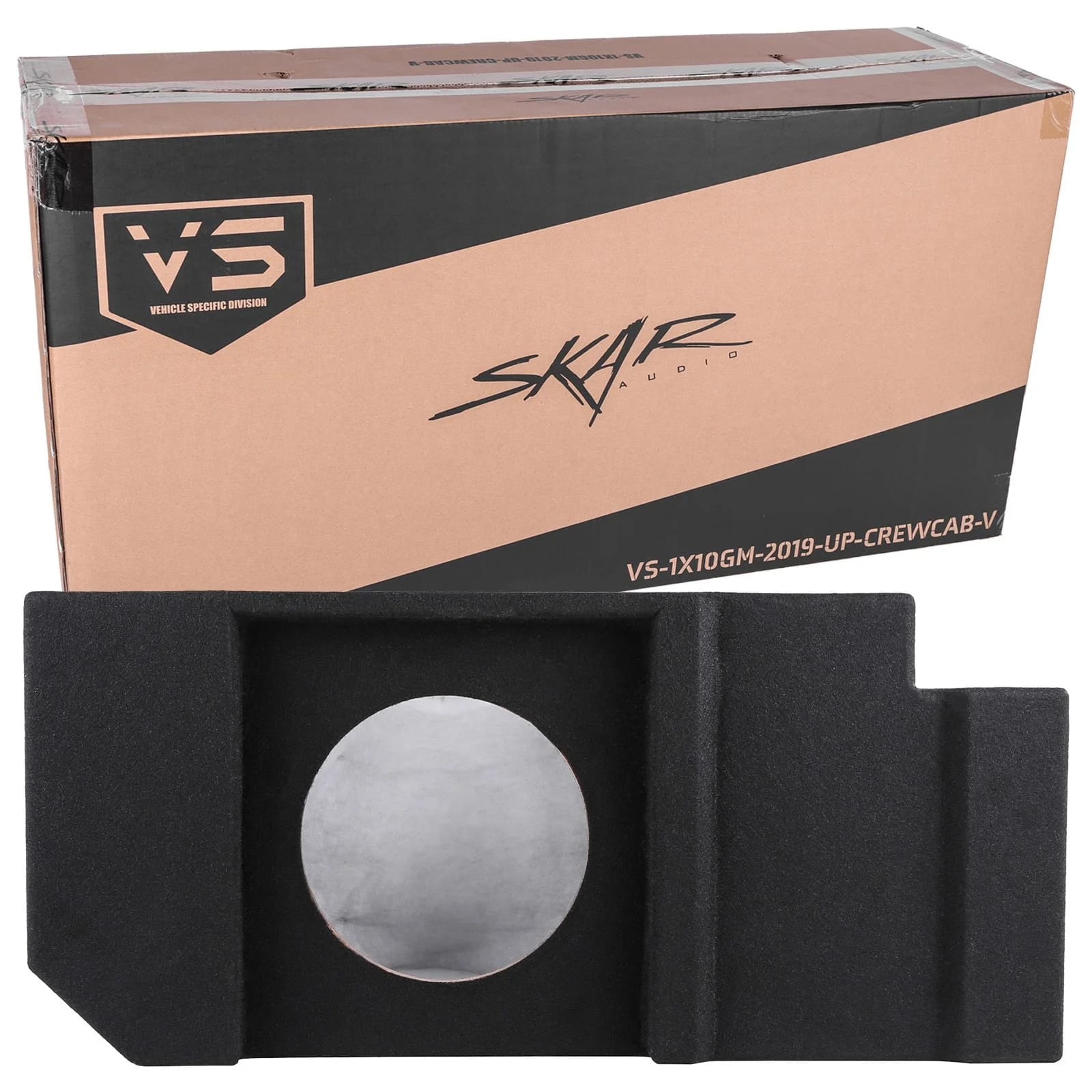 2019-2025 Chevy Silverado & GMC Sierra Crew Cab Compatible Single 10" Ported Subwoofer Enclosure #7