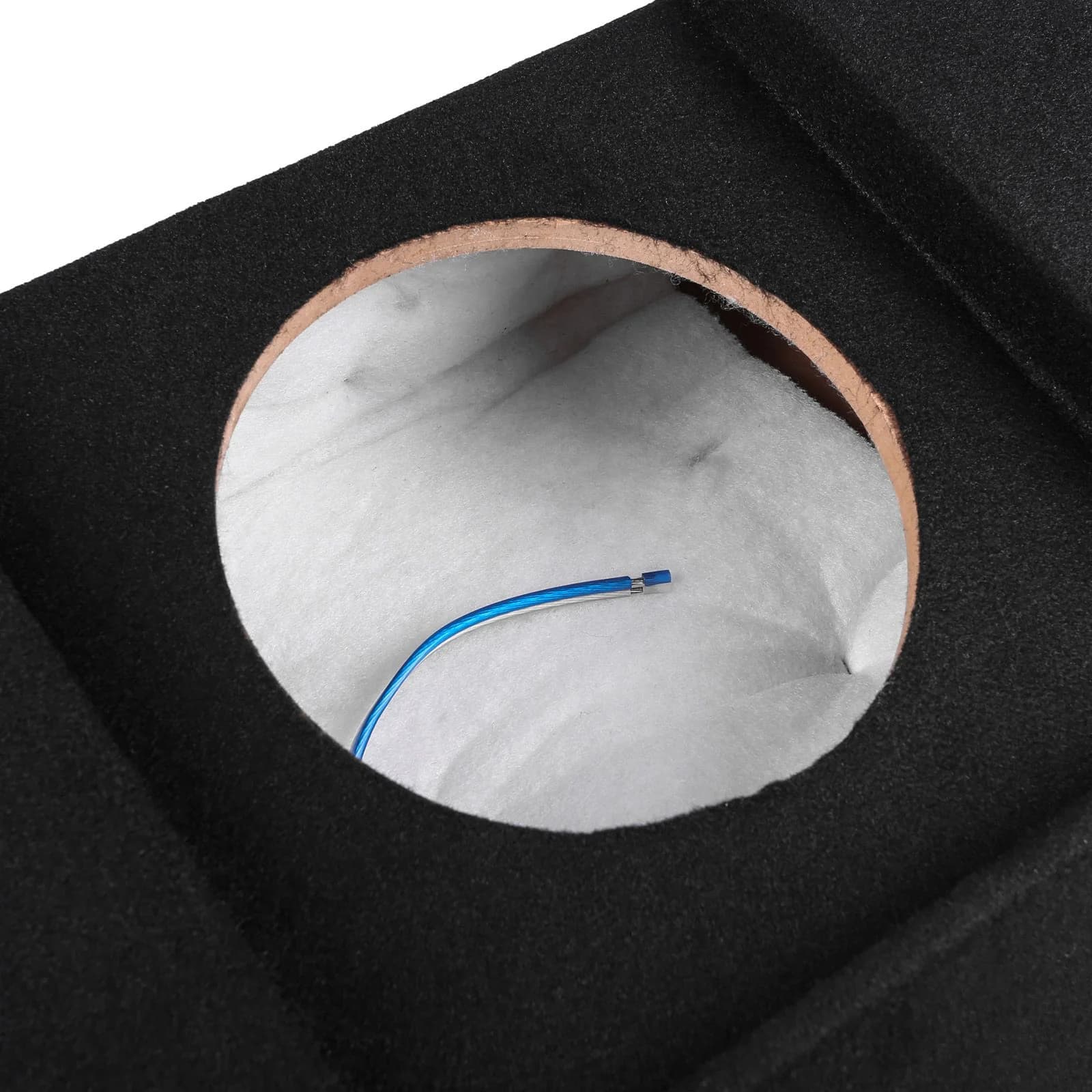 Featured Product Photo 6 for 2019-2025 Chevy Silverado & GMC Sierra Double Cab Compatible Single 10" Ported Subwoofer Enclosure