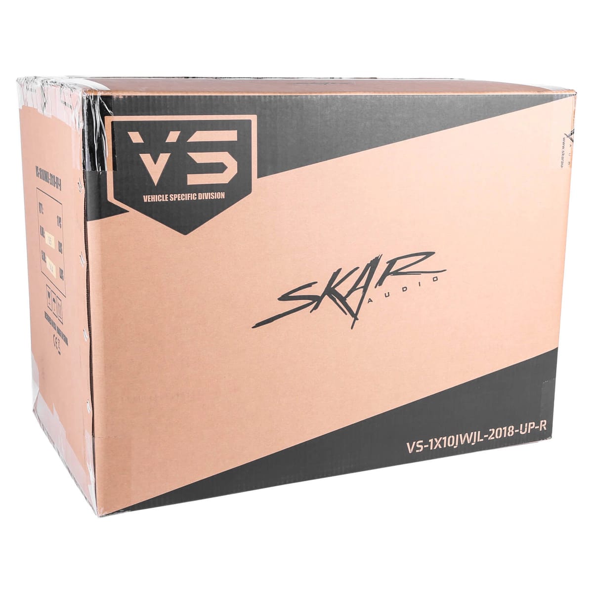 2018-2025 Jeep Wrangler JL 4-Door Compatible Single 10" Sealed Subwoofer Enclosure (Passenger Side) #8