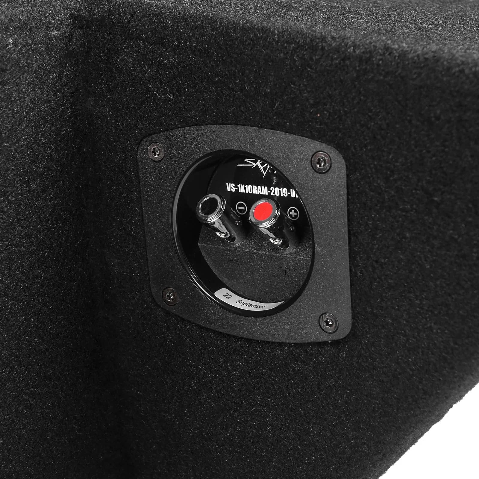 Featured Product Photo 6 for 2019-2025 Ram 1500 (5th Gen) Crew Cab Compatible Single 10" Ported Subwoofer Enclosure