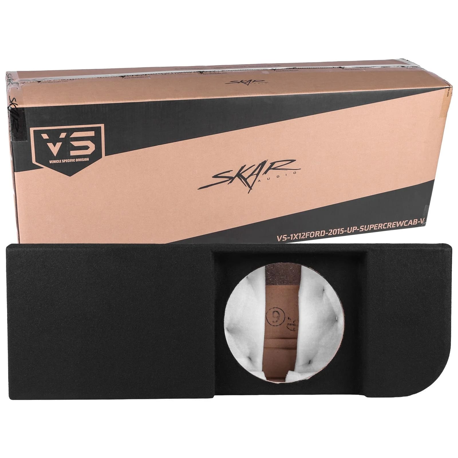 2015-2026 Ford F-150 Super Crew Cab Compatible Single 12" Ported Subwoofer Enclosure #8