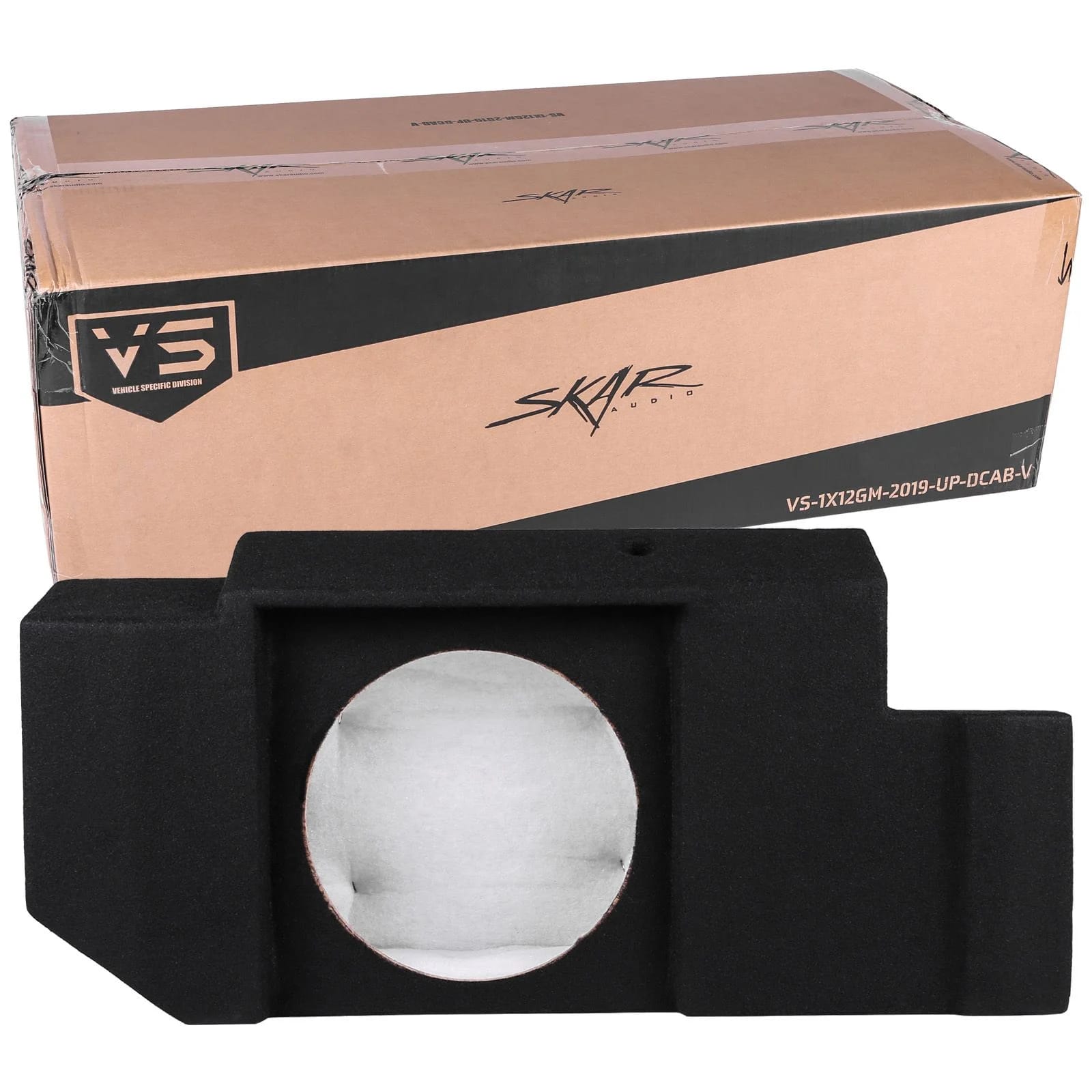 2019-2025 Chevy Silverado & GMC Sierra Double Cab Compatible Single 12" Ported Subwoofer Enclosure #8