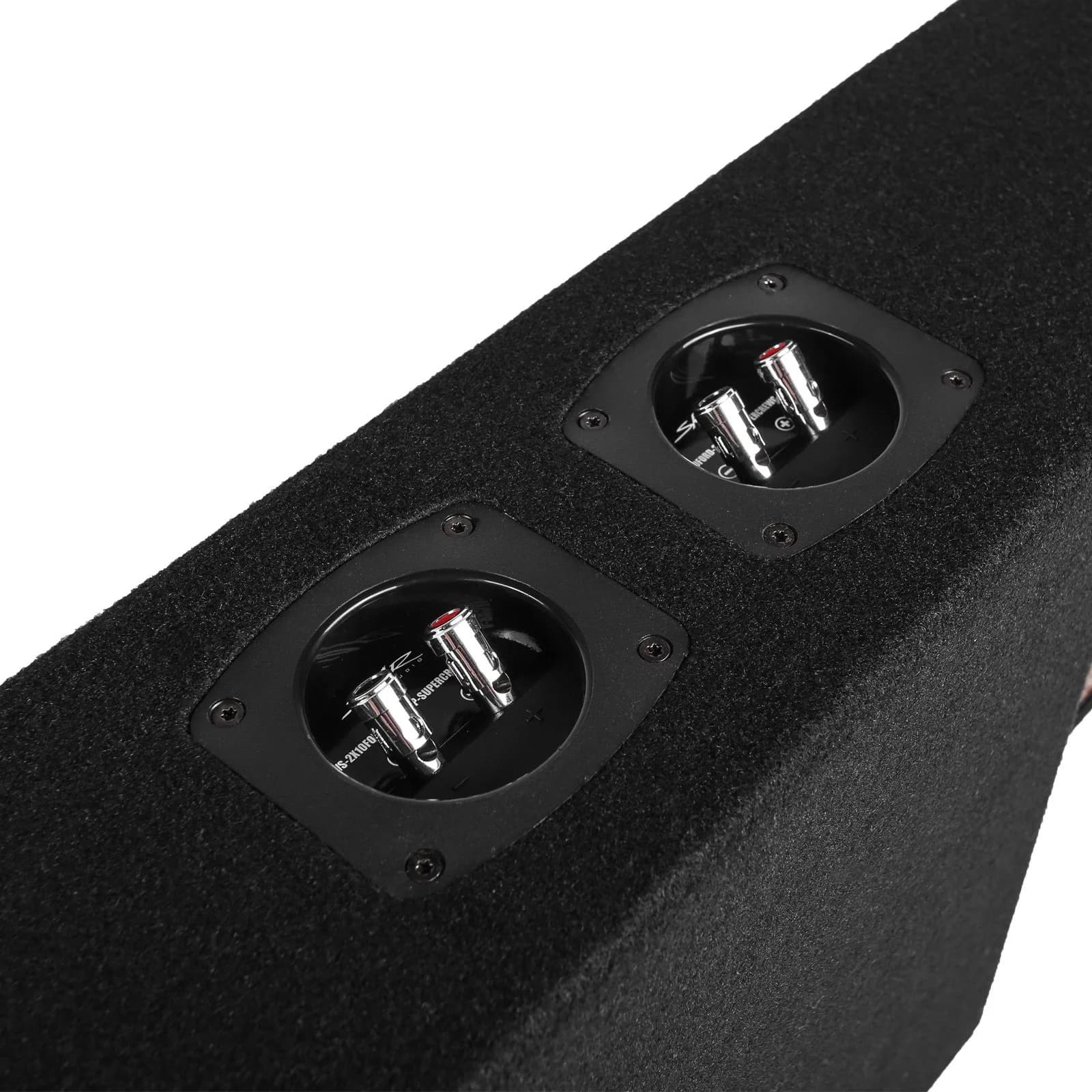 Featured Product Photo 5 for 2015-2026 Ford F-150 Super Crew Cab Compatible Dual 10" Ported Subwoofer Enclosure