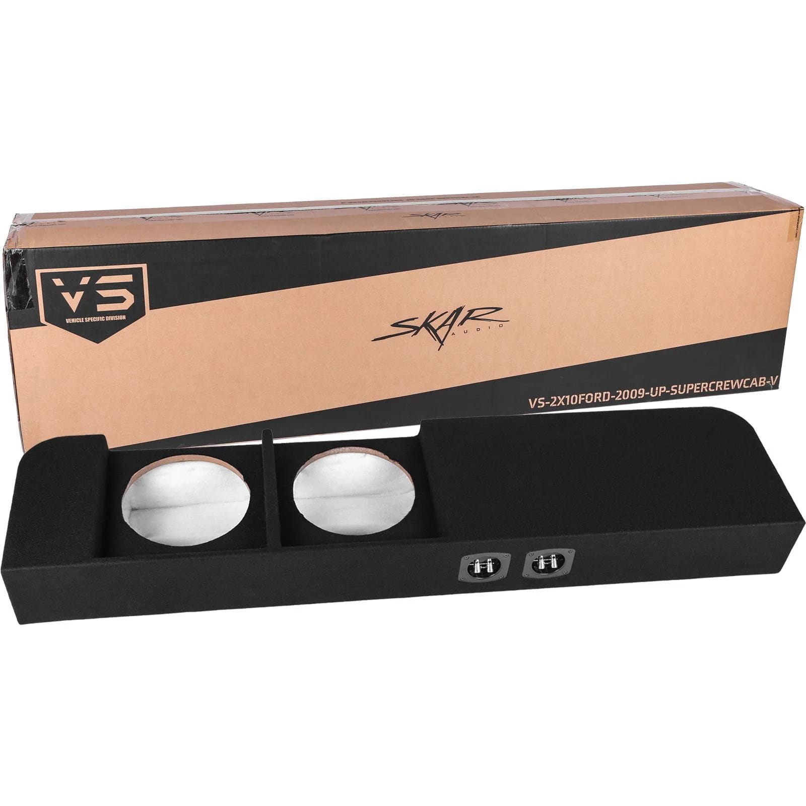 2015-2026 Ford F-150 Super Crew Cab Compatible Dual 10" Ported Subwoofer Enclosure #8