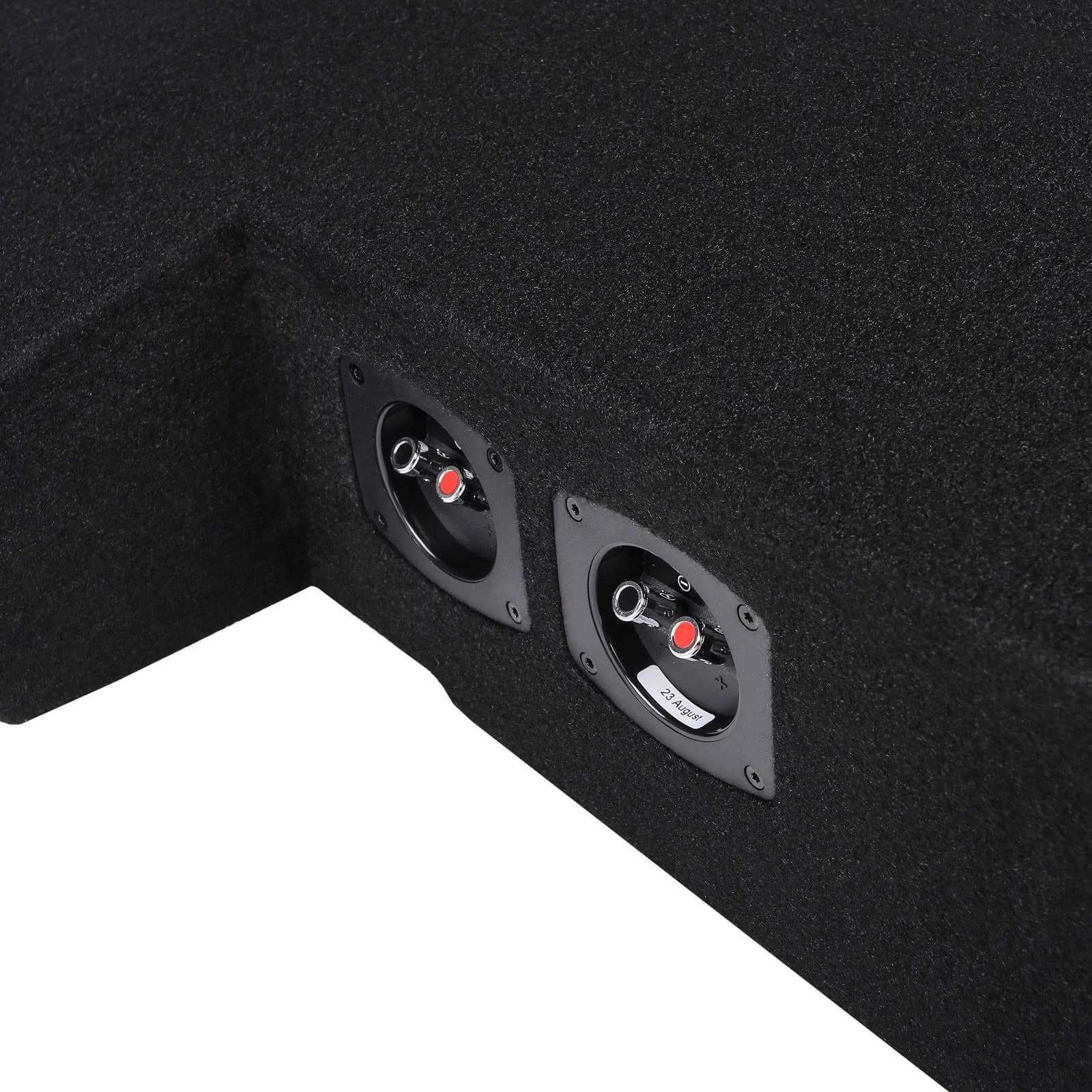 Featured Product Photo 5 for 2019-2025 Chevy Silverado & GMC Sierra Double Cab Compatible Dual 10" Ported Subwoofer Enclosure