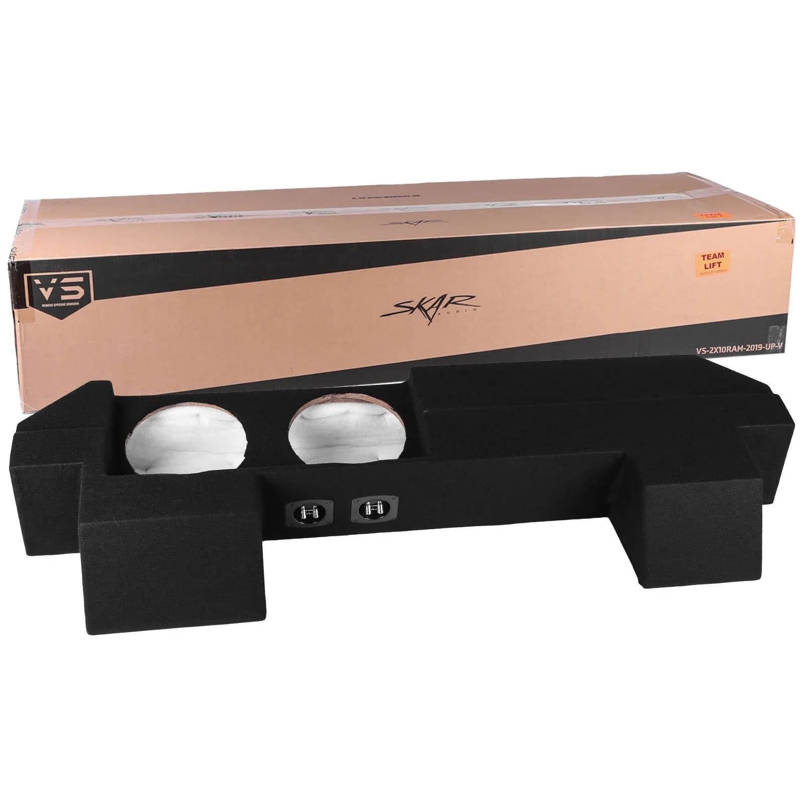 Featured Product Photo 7 for 2019-2025 Ram 1500 (5th Gen) Crew Cab Compatible Dual 10" Ported Subwoofer Enclosure