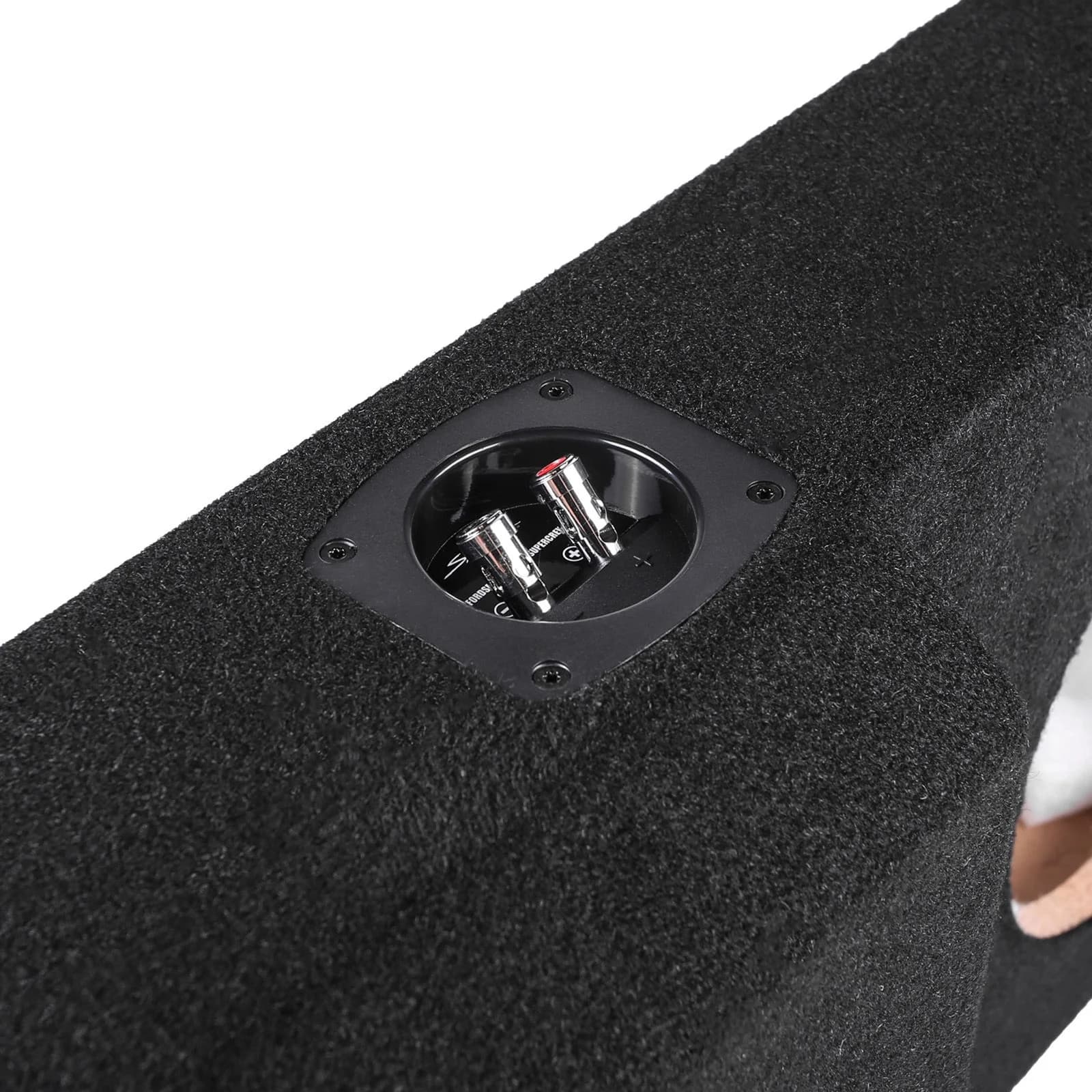 Featured Product Photo 6 for 2017-2025 Ford Super Duty (F-250/350/450) SuperCrew Cab Compatible Dual 12" Ported Subwoofer Enclosure