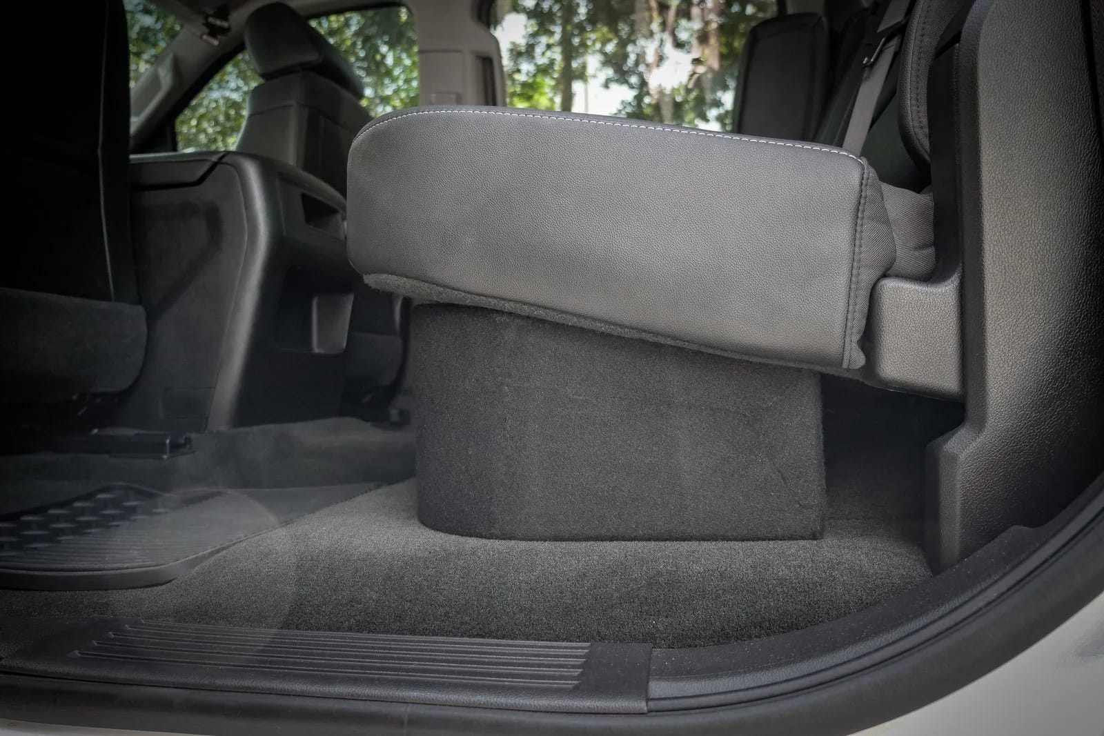 2014-2018 Chevy Silverado & GMC Sierra Crew Cab Compatible Dual 12" Subwoofer Enclosure #6