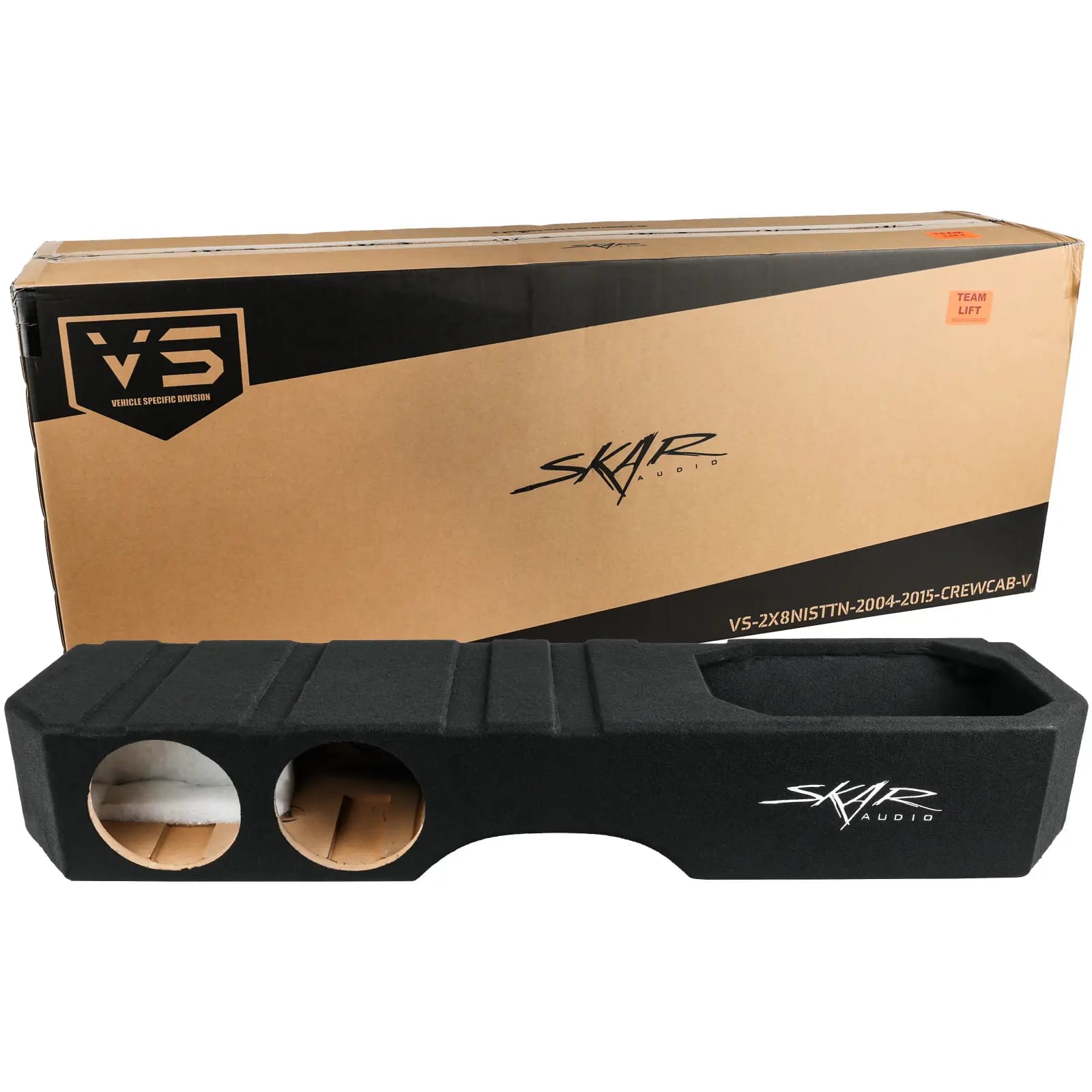 2004-2015 Nissan Titan Crew Cab Compatible Dual 8" Ported Subwoofer Enclosure #9