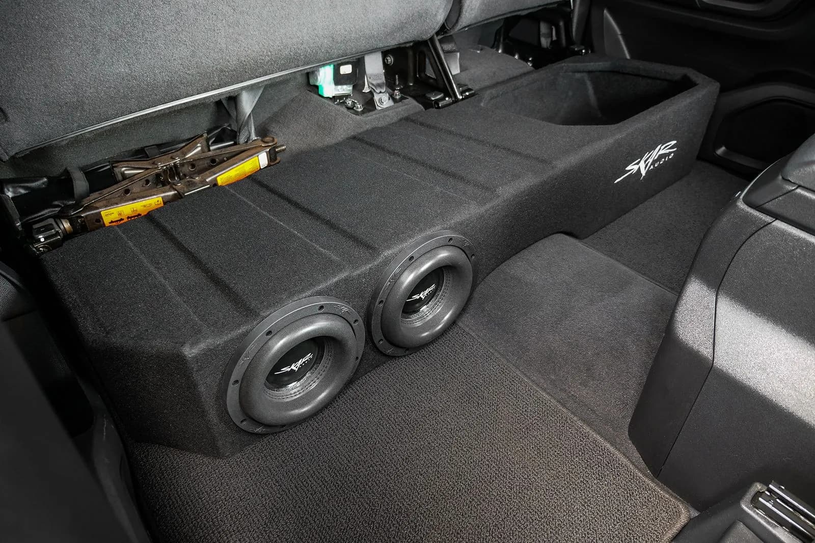 Featured Product Photo 12 for 2004-2015 Nissan Titan Crew Cab Compatible Dual 8" Ported Subwoofer Enclosure