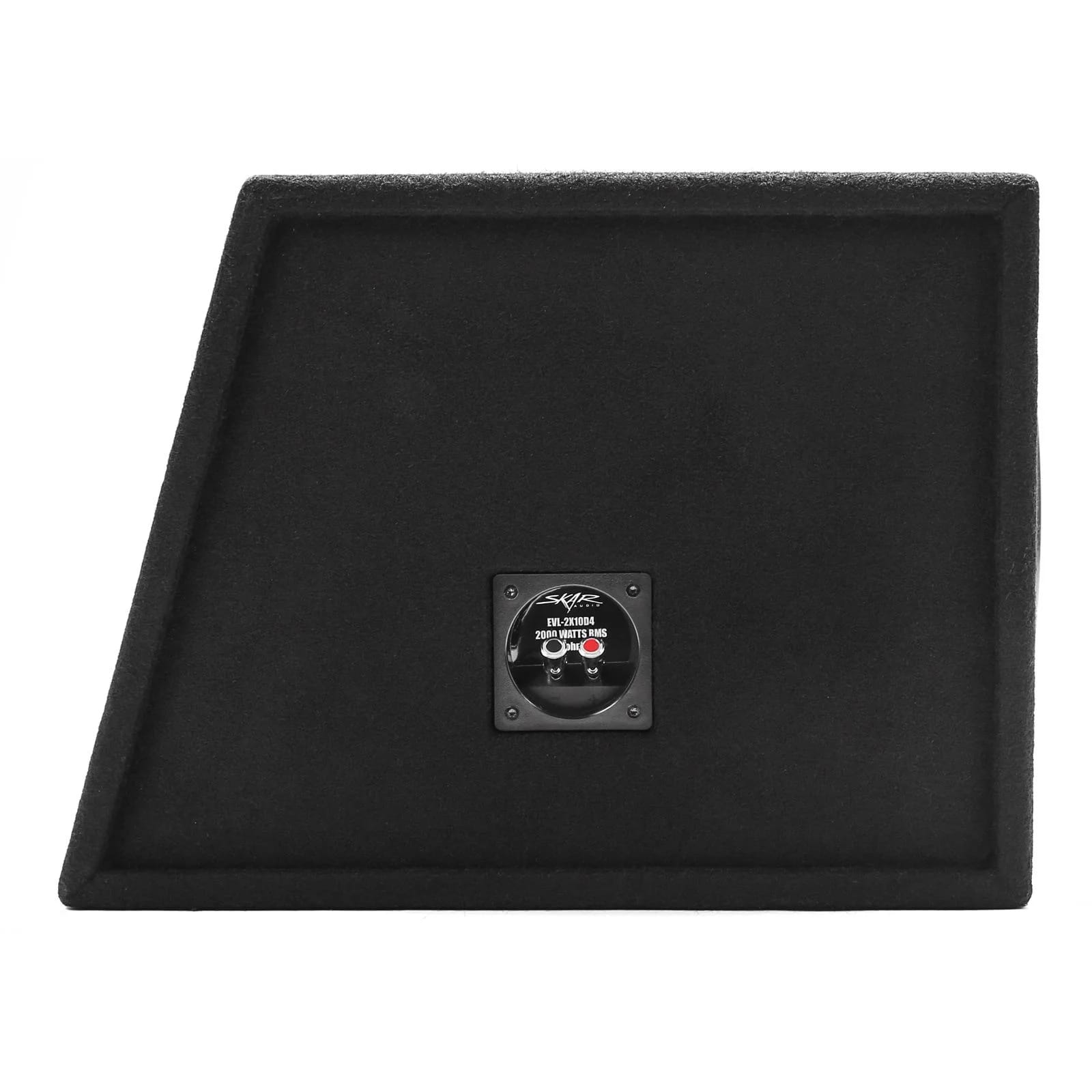 EVL-2X10D4 | Dual 10" 4,000 Watt EVL Series Loaded Vented Subwoofer Enclosure #4
