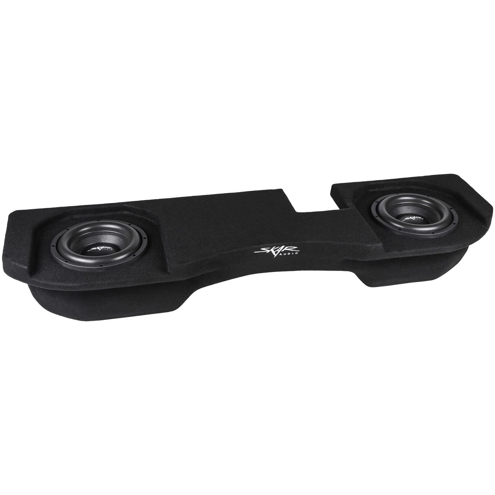 Dual 10" 2,400W Max Power Loaded Subwoofer Enclosure Compatible with 2002-2018 Dodge Ram Crew & Quad Cab Trucks #1