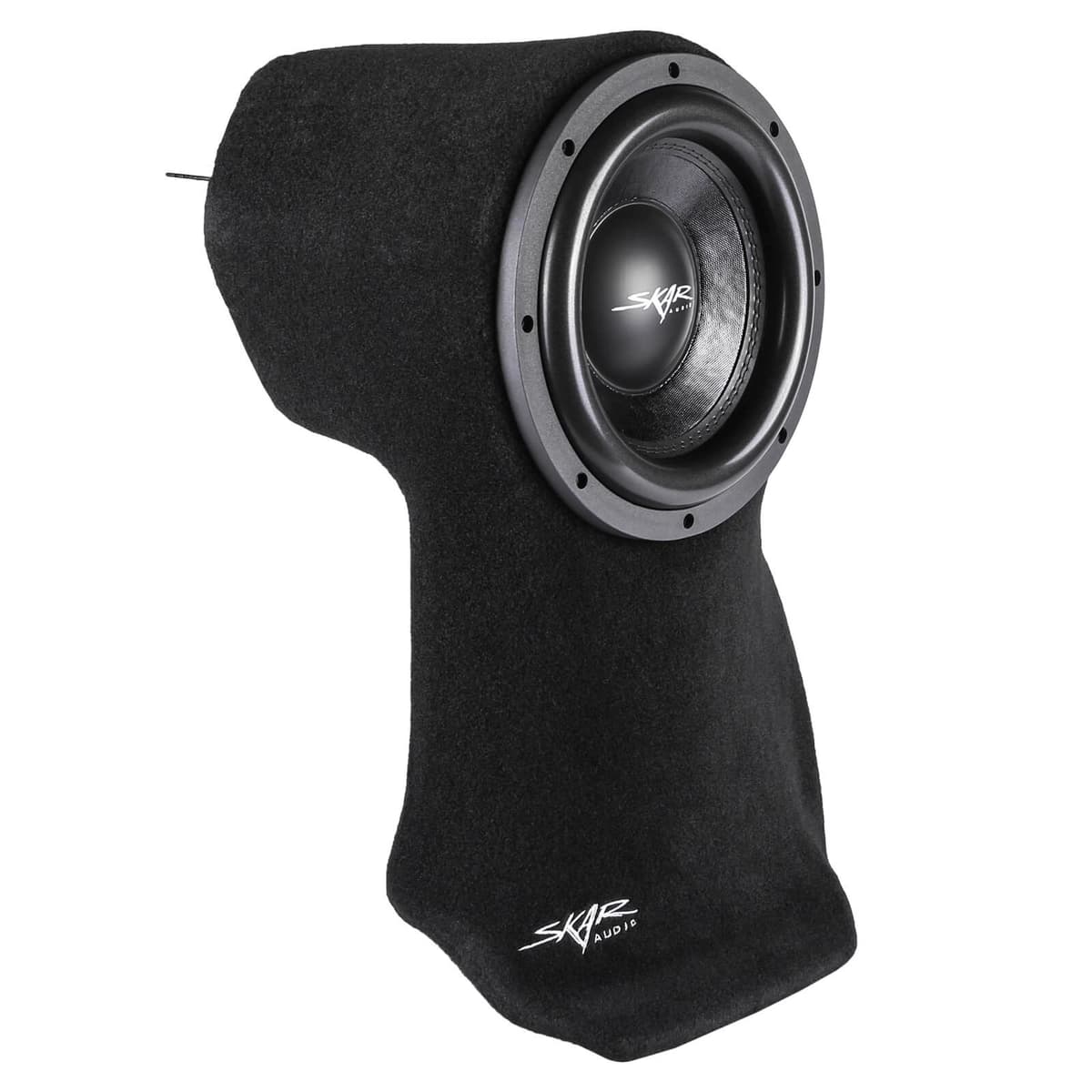 Featured Product Photo 1 for Single 10" 800W Max Power Loaded Subwoofer Enclosure Compatible with 2018-2025 Jeep Wrangler JL 4-Door Vehicles (Driver Side)