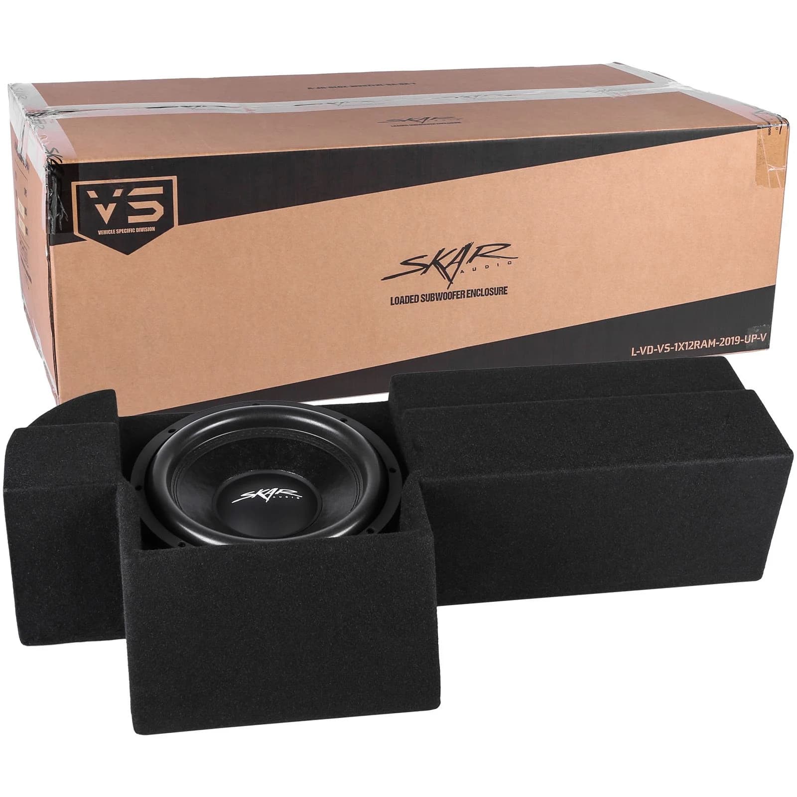 Featured Product Photo 8 for Single 12" 800W Max Power Loaded Subwoofer Enclosure Compatible with 2019-2025 Ram 1500 (5th Gen) Crew Cab Trucks