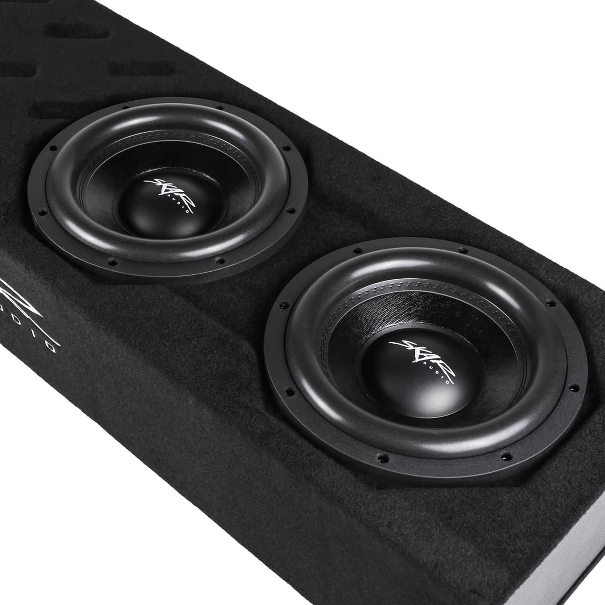 Featured Product Photo 3 for Dual 10" 1,600W Max Power Loaded Subwoofer Enclosure Compatible with 2017-2025 Honda Ridgeline Crew Cab Trucks