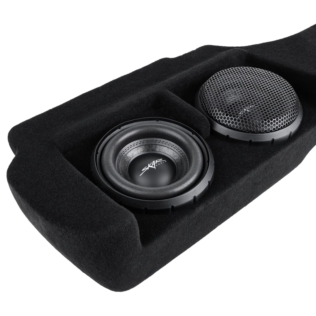 Dual 8" 1,200W Max Power Loaded Subwoofer Enclosure Compatible with 2022-2025 Nissan Frontier Crew Cab Trucks #8
