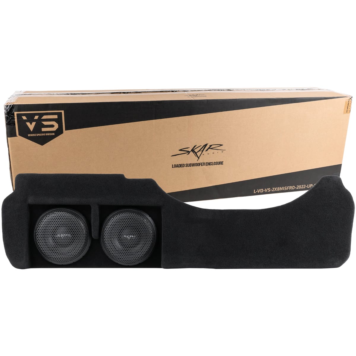 Dual 8" 1,200W Max Power Loaded Subwoofer Enclosure Compatible with 2022-2025 Nissan Frontier Crew Cab Trucks #9