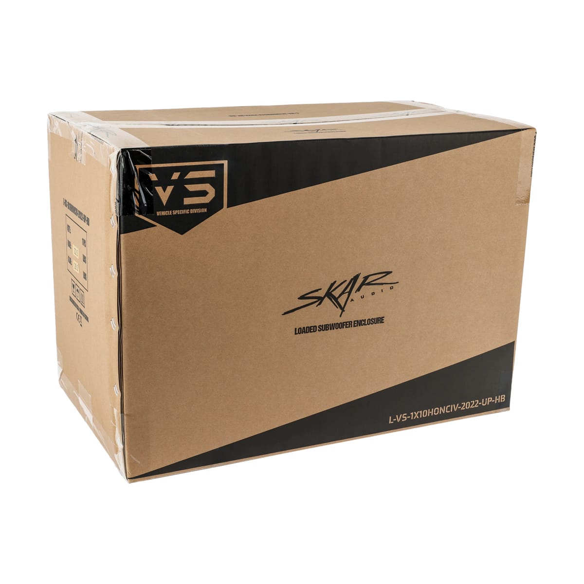 Single 10" 1,000W Max Power Loaded Subwoofer Enclosure Compatible with 2022-UP Honda Civic Hatchback Vehicles #9