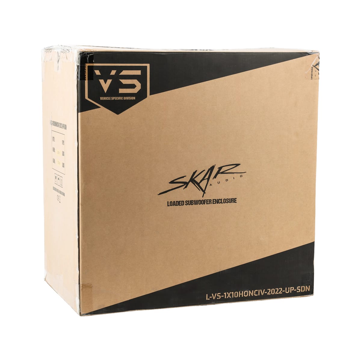 Single 10" 1,000W Max Power Loaded Subwoofer Enclosure Compatible with 2022-UP Honda Civic Sedan Vehicles #8