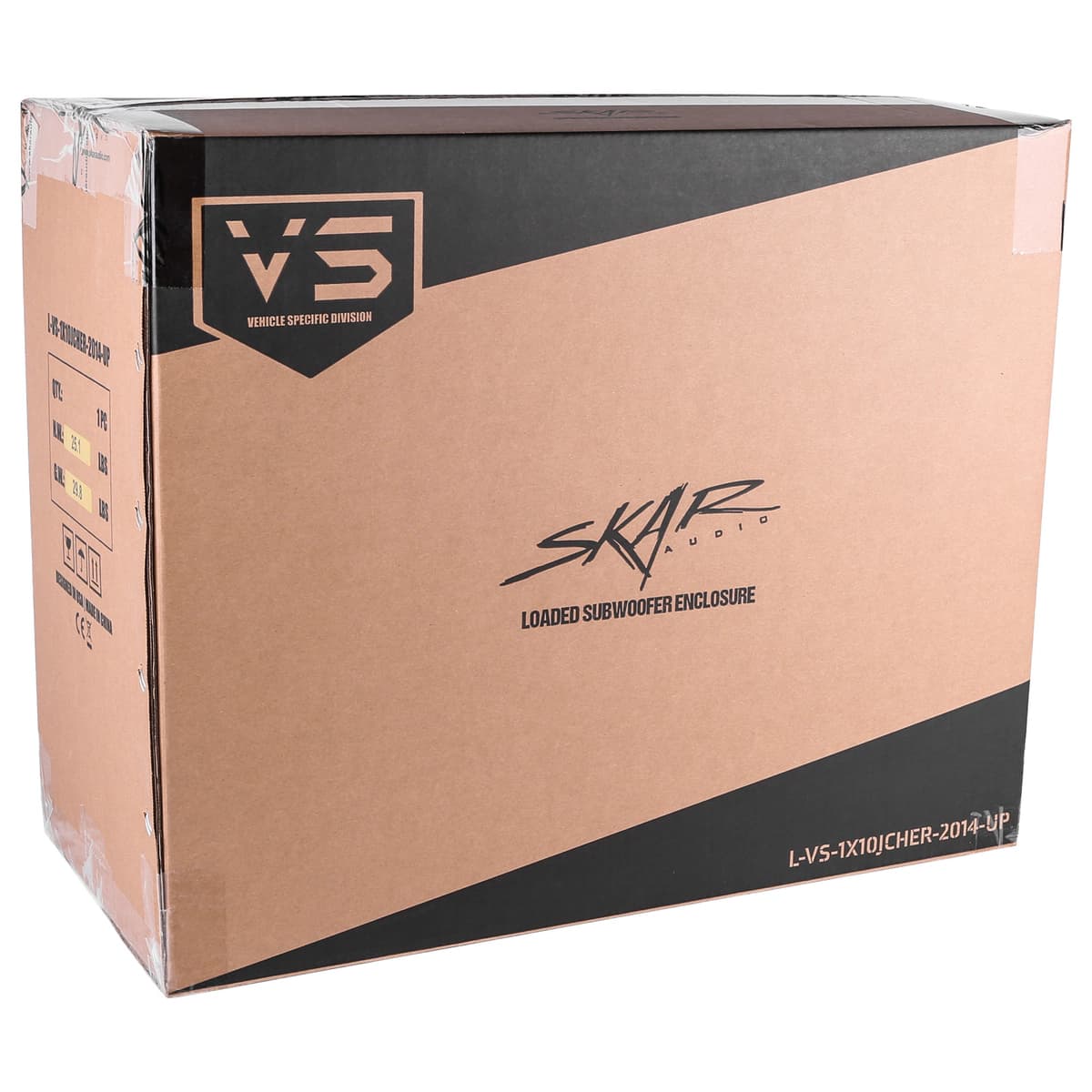 Featured Product Photo 6 for Single 10" 1,000W Max Power Loaded Subwoofer Enclosure Compatible with 2014-2023 Jeep Cherokee Vehicles