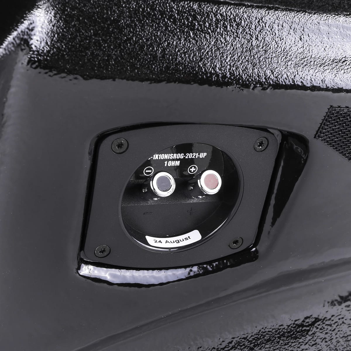 Single 10" 1,000W Max Power Loaded Subwoofer Enclosure Compatible with 2021-2025 Nissan Rogue Vehicles #7