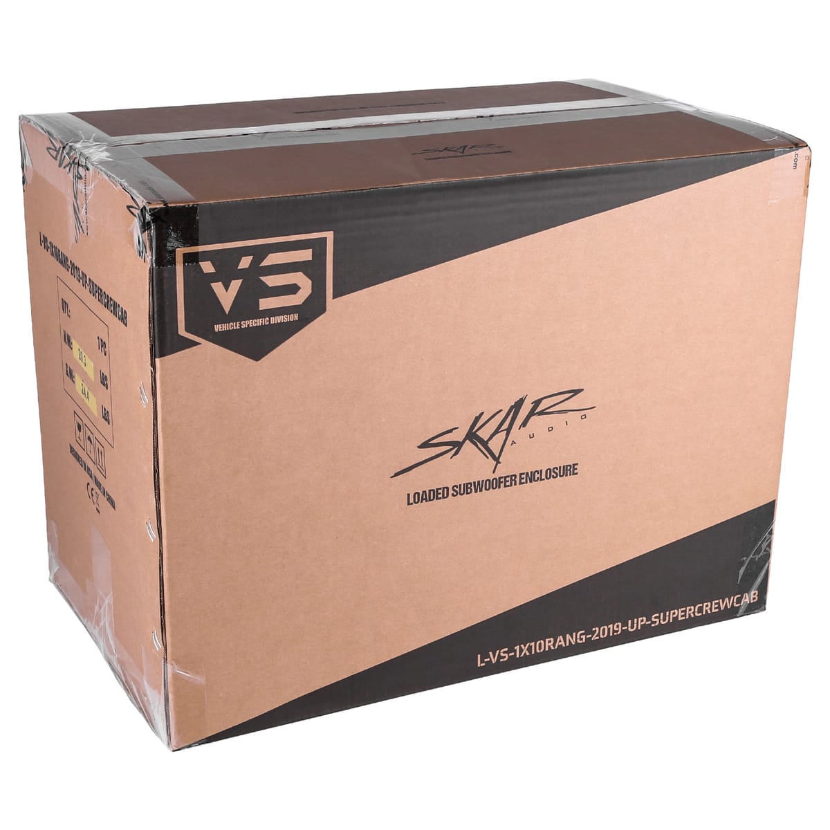 Single 10" 1,000W Max Power Loaded Subwoofer Enclosure Compatible with 2019-2025 Ford Ranger Super Crew Cab Trucks #8