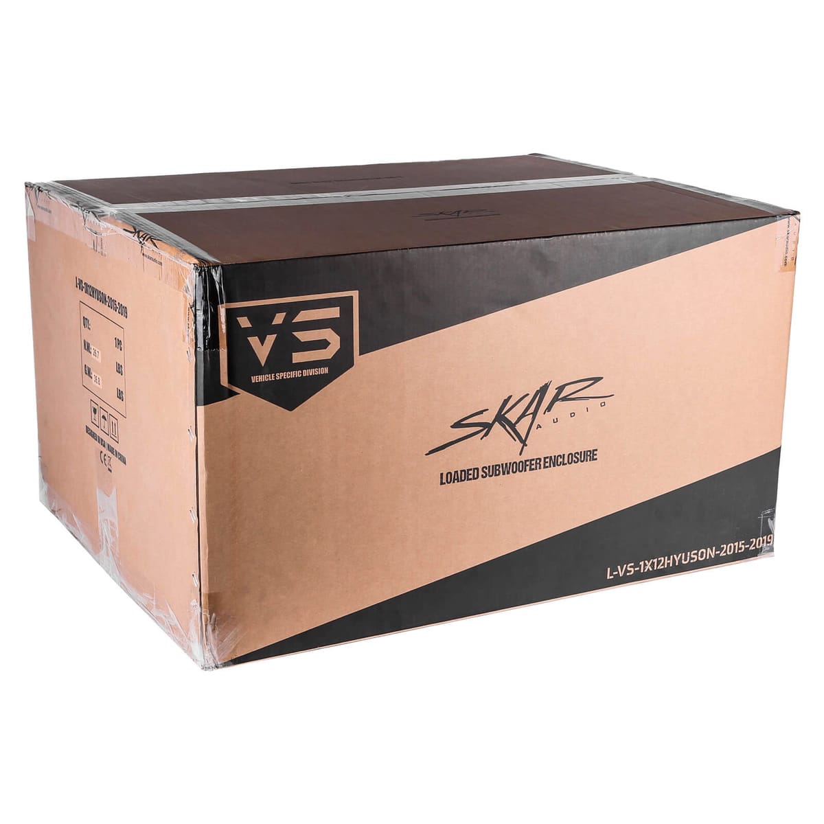 Single 12" 1,000W Max Power Loaded Subwoofer Enclosure Compatible with 2015-2019 Hyundai Sonata Vehicles #8