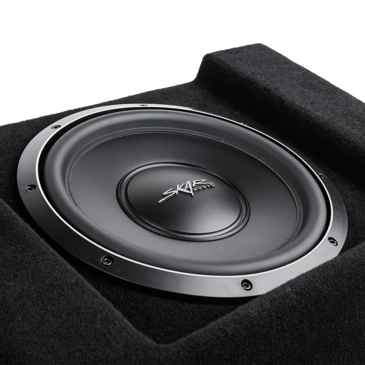 Featured Product Photo 8 for Dual 12" 2,000W Max Power Loaded Subwoofer Enclosure Compatible with 2007-2013 Chevrolet Silverado/GMC Sierra Crew Cab Trucks