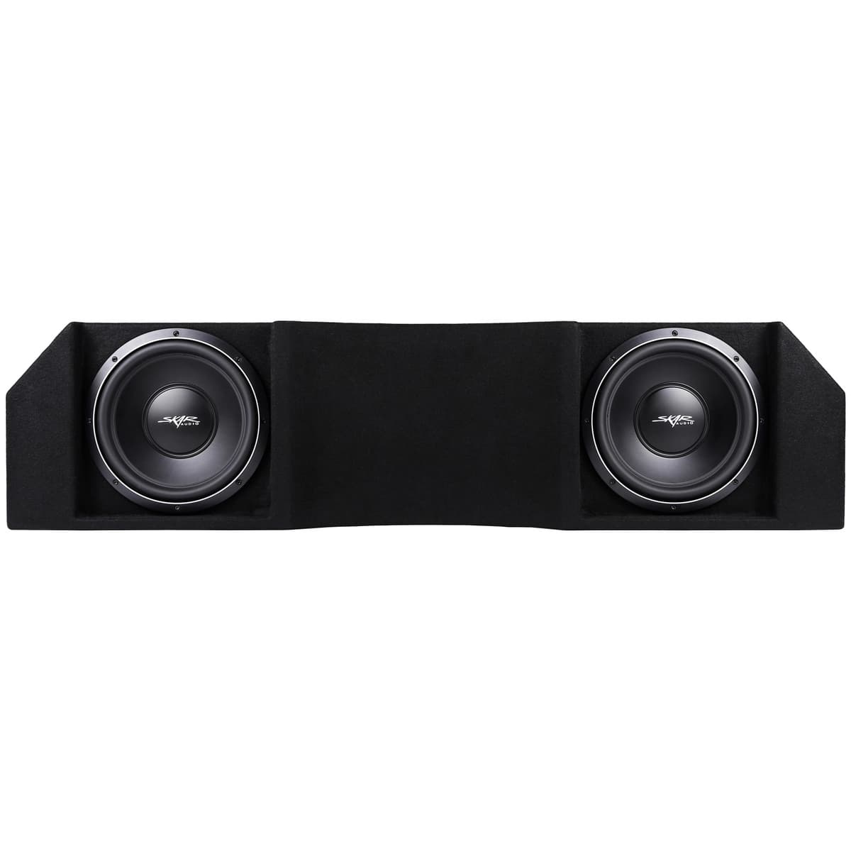 Featured Product Photo 1 for Dual 12" 2,000W Max Power Loaded Ported Subwoofer Enclosure Compatible with 2016-2025 Nissan Titan Crew Cab Trucks