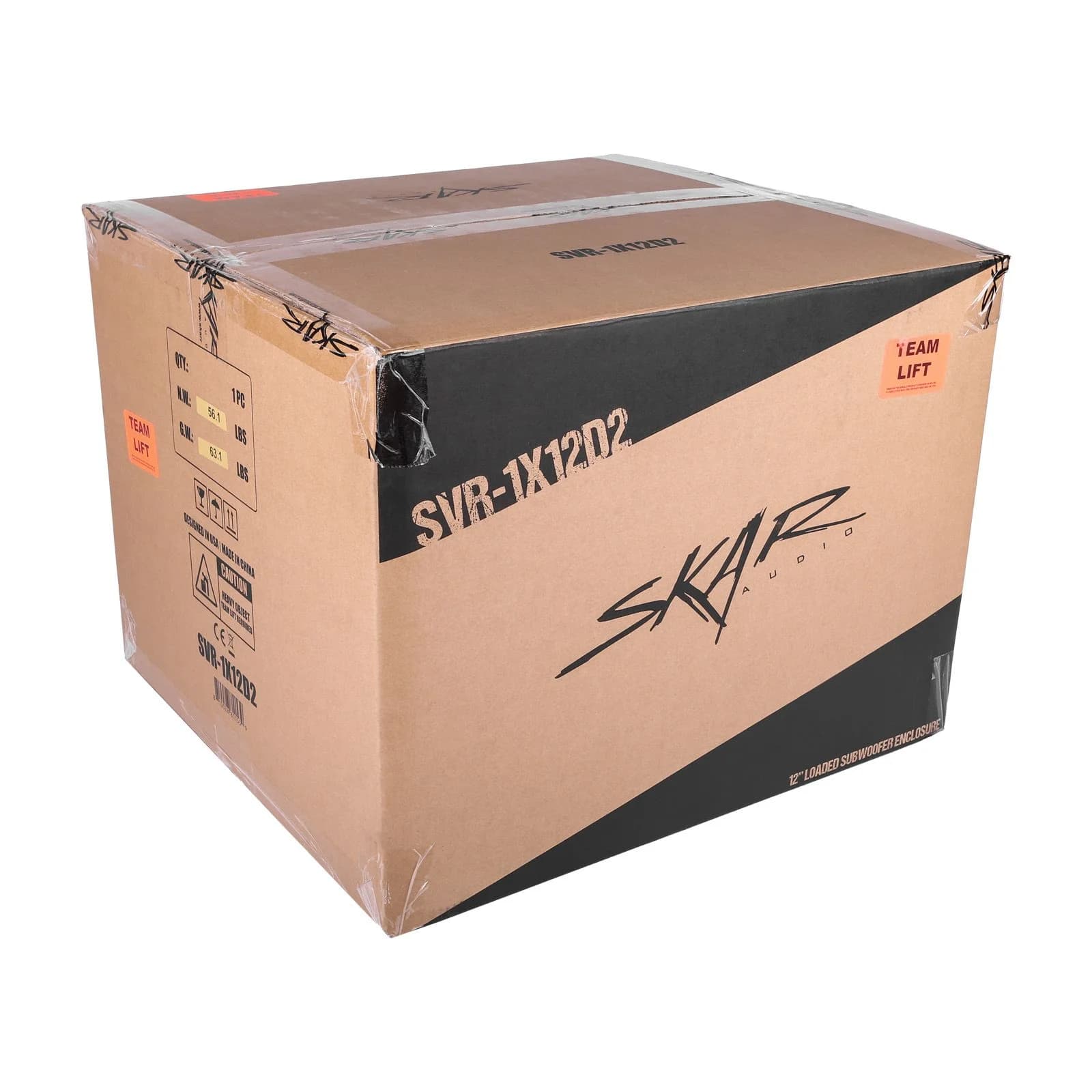 Featured Product Photo 6 for SVR-1X12D2 | Single 12" 1,600 Watt SVR Series Loaded Vented Subwoofer Enclosure