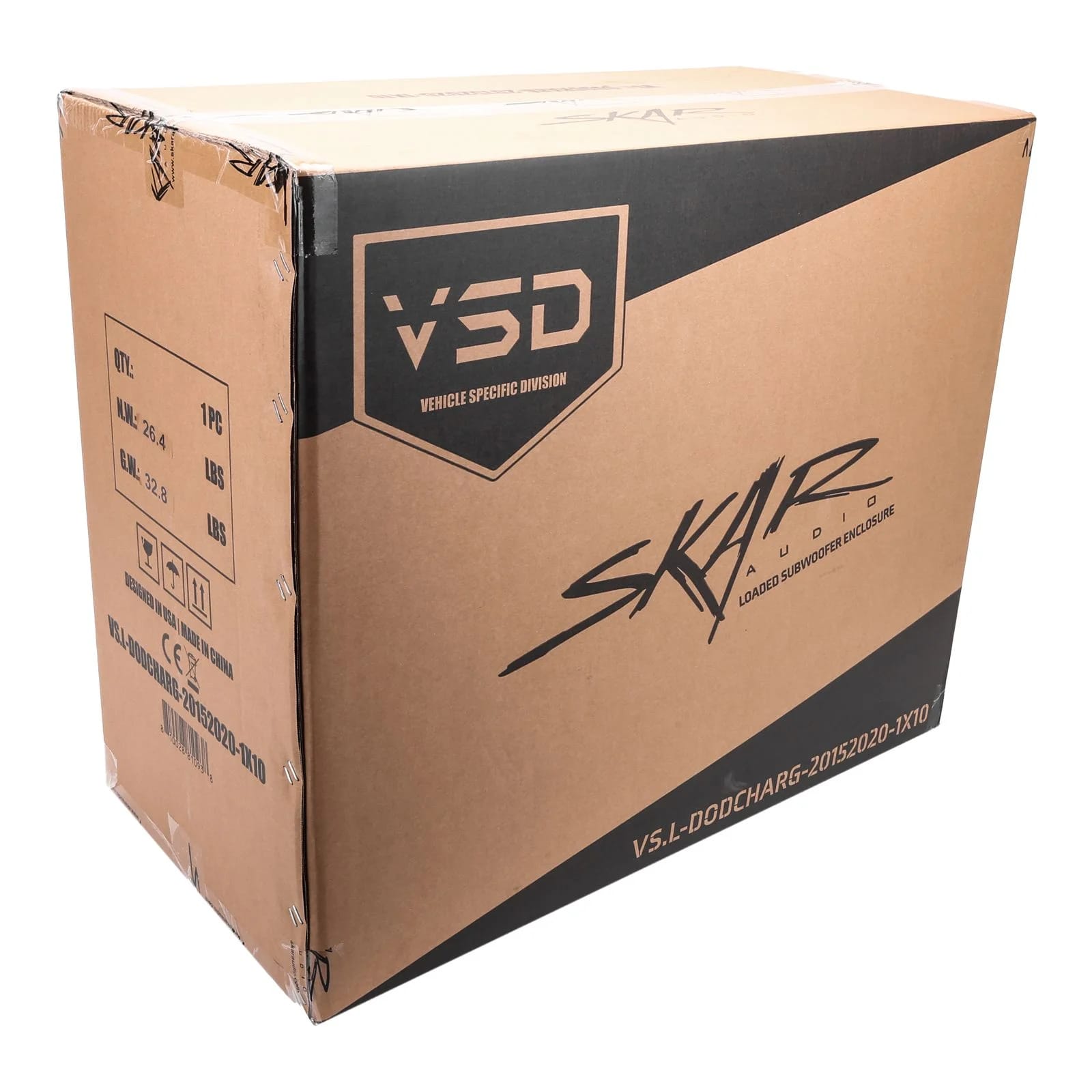 Single 10" Loaded Subwoofer Enclosure - Fits 2015-2020 Dodge Charger #9