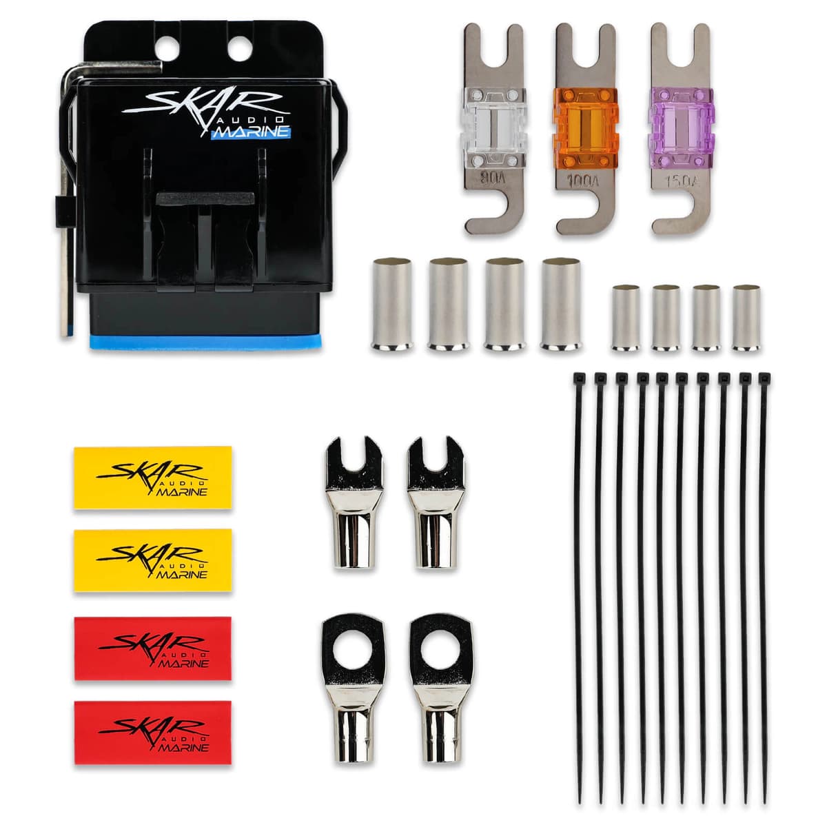 Featured Product Photo 8 for SKM4GAOFC | 4 Gauge - 1,500 Watt OFC Marine Grade Amplifier Wiring Kit