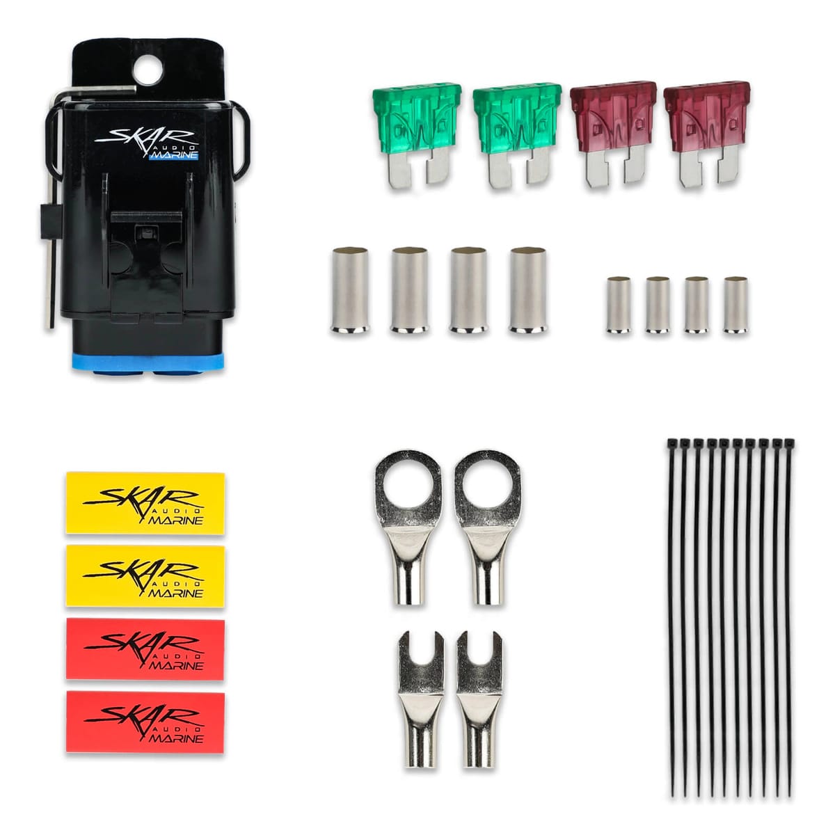 SKM8GAOFC | 8 Gauge - 800 Watt OFC Marine Grade Amplifier Wiring Kit #9