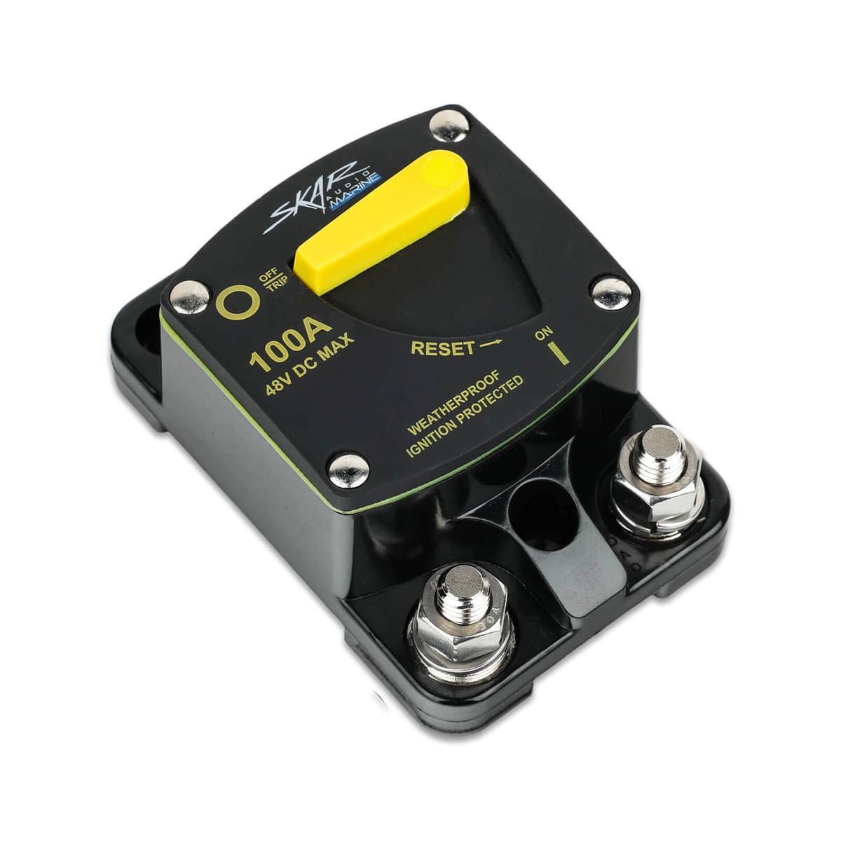 Featured Product Photo for SKMCBR100A | 100 Amp Marine Grade Circuit Breaker